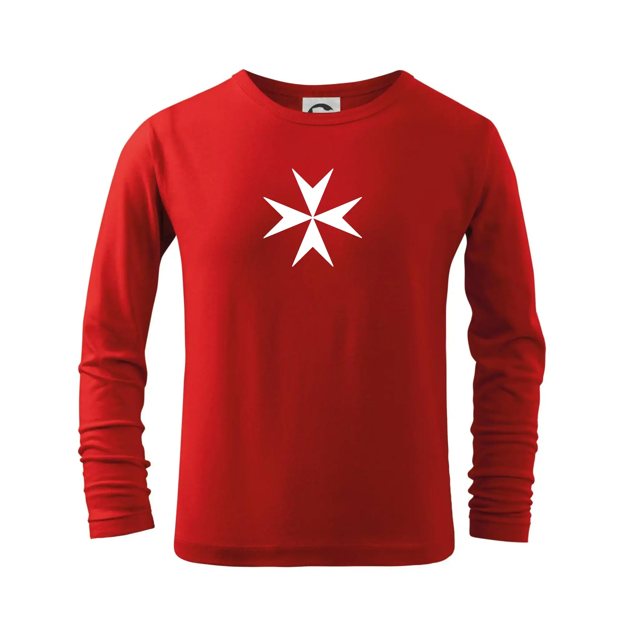 Motívy štátnych vlajok - Malta - námorná vlajka - Tričko detské Long Sleeve