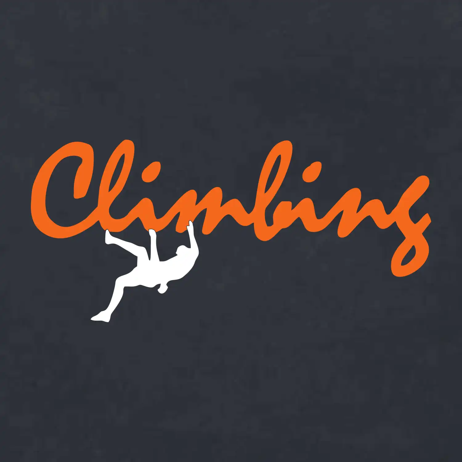 Climbing psací text