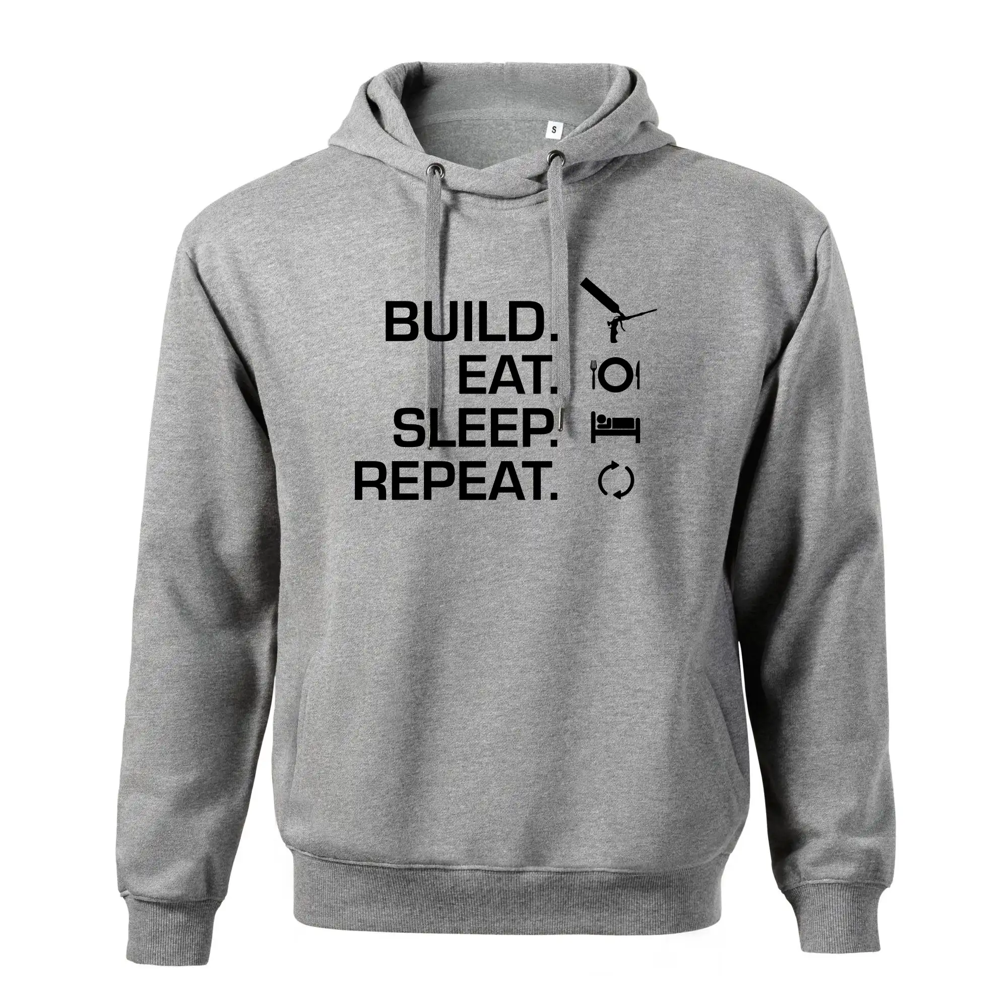Build eat sleep repeat - montážní pěna