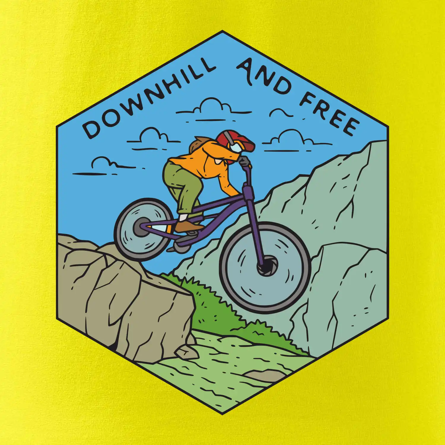 Downhill and free holka