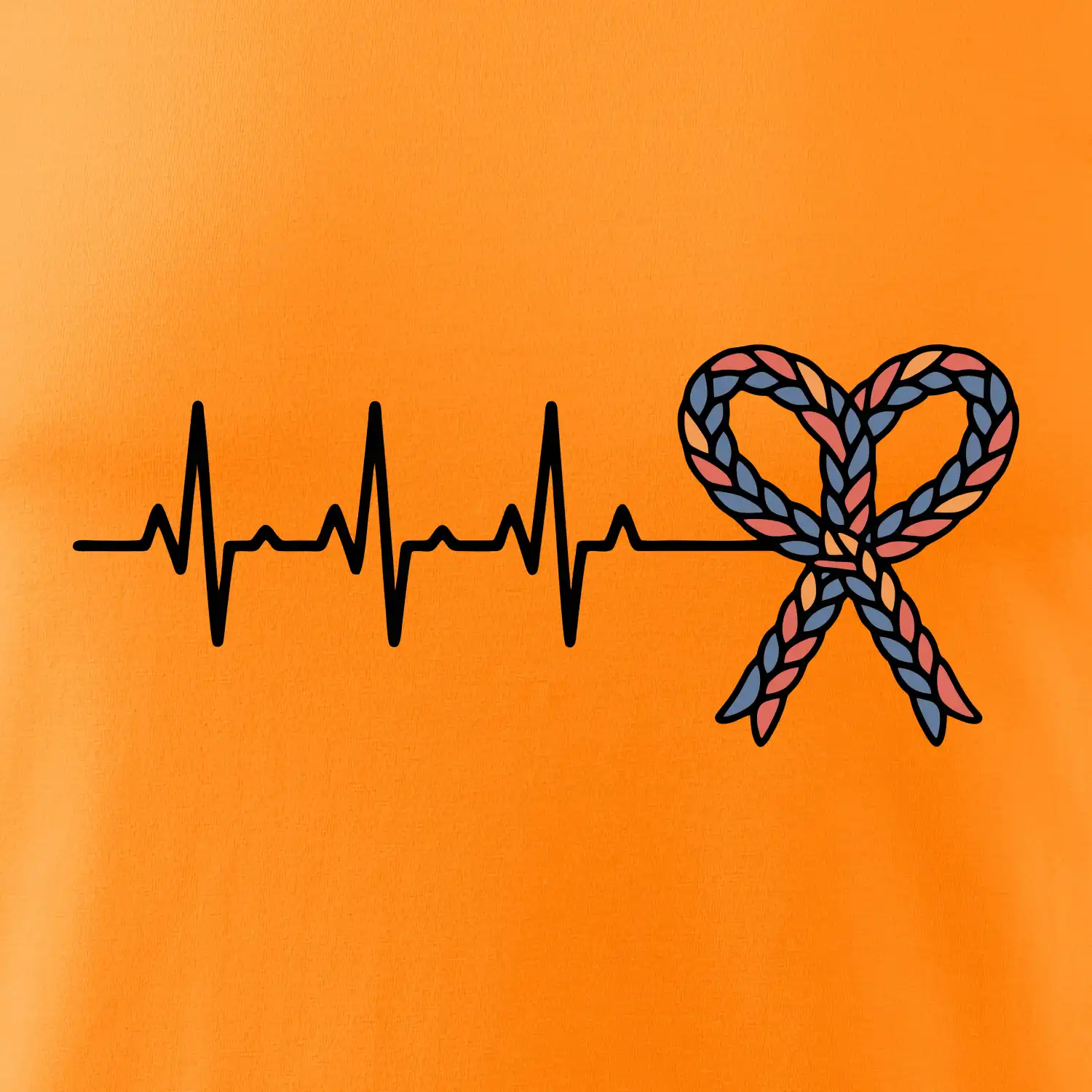 EKG srdce velikonoce