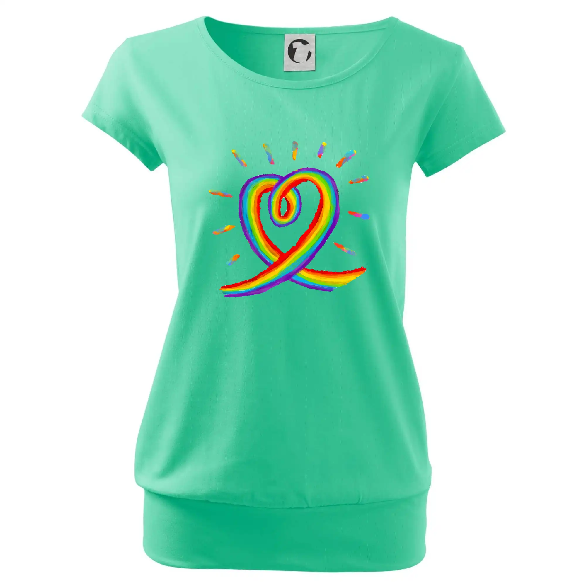 Srdce pride duha kreslená