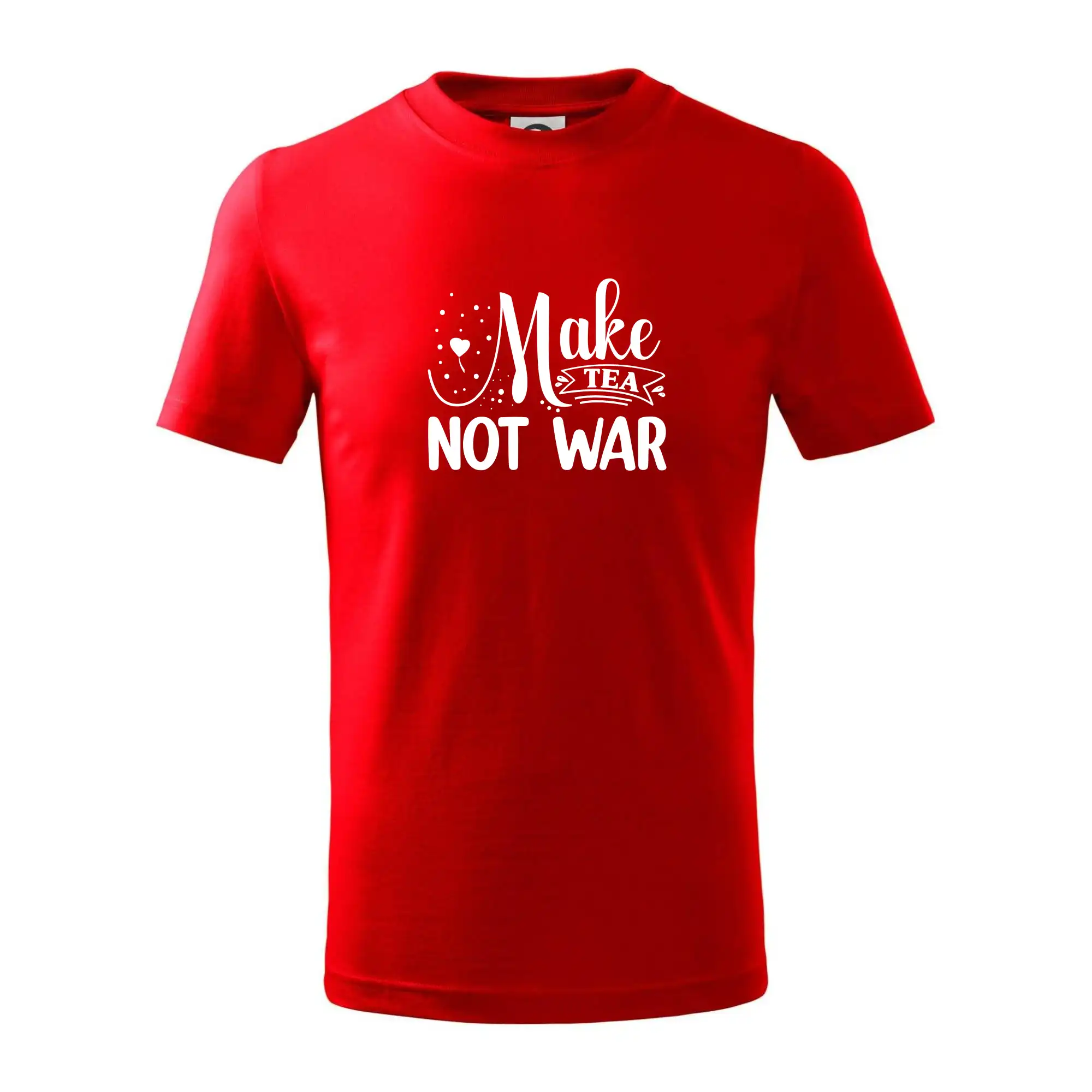 Tričká s vlajkou ukrajiny - Make tea not war - Tričko detské bavlnené