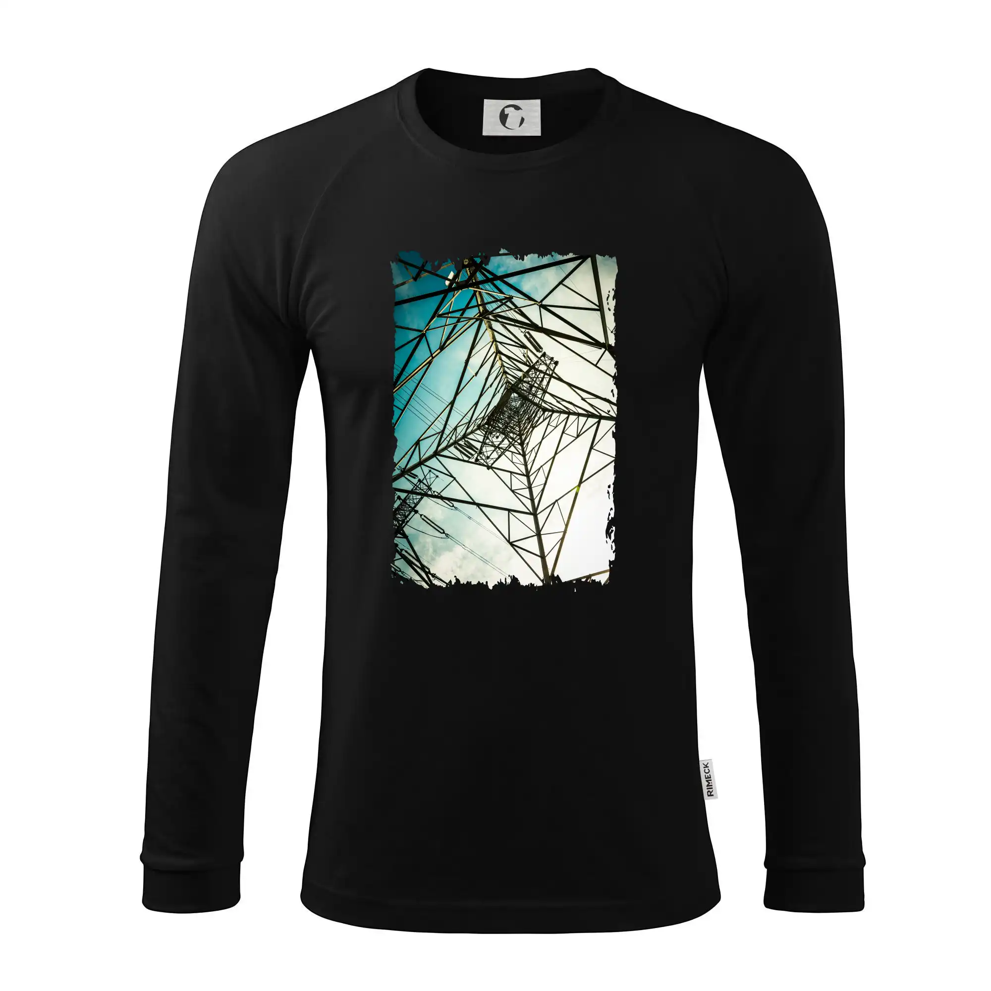 Barevné nebe - stožáry vysokého napětí