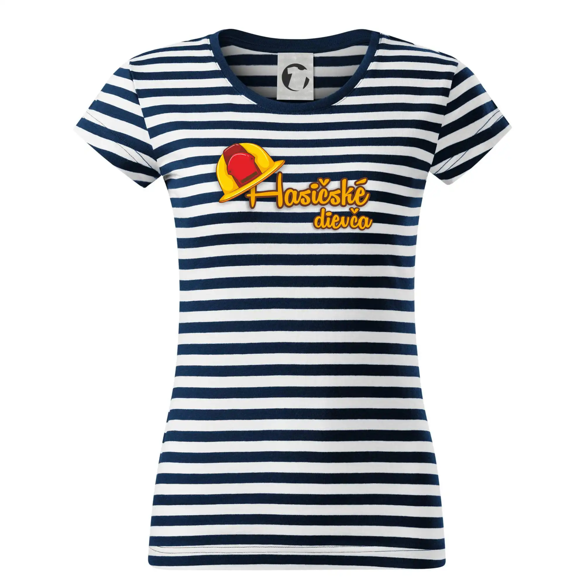 Originálne tričká pre hasičov - Hasičské dievča - helma - Tričko na vodu