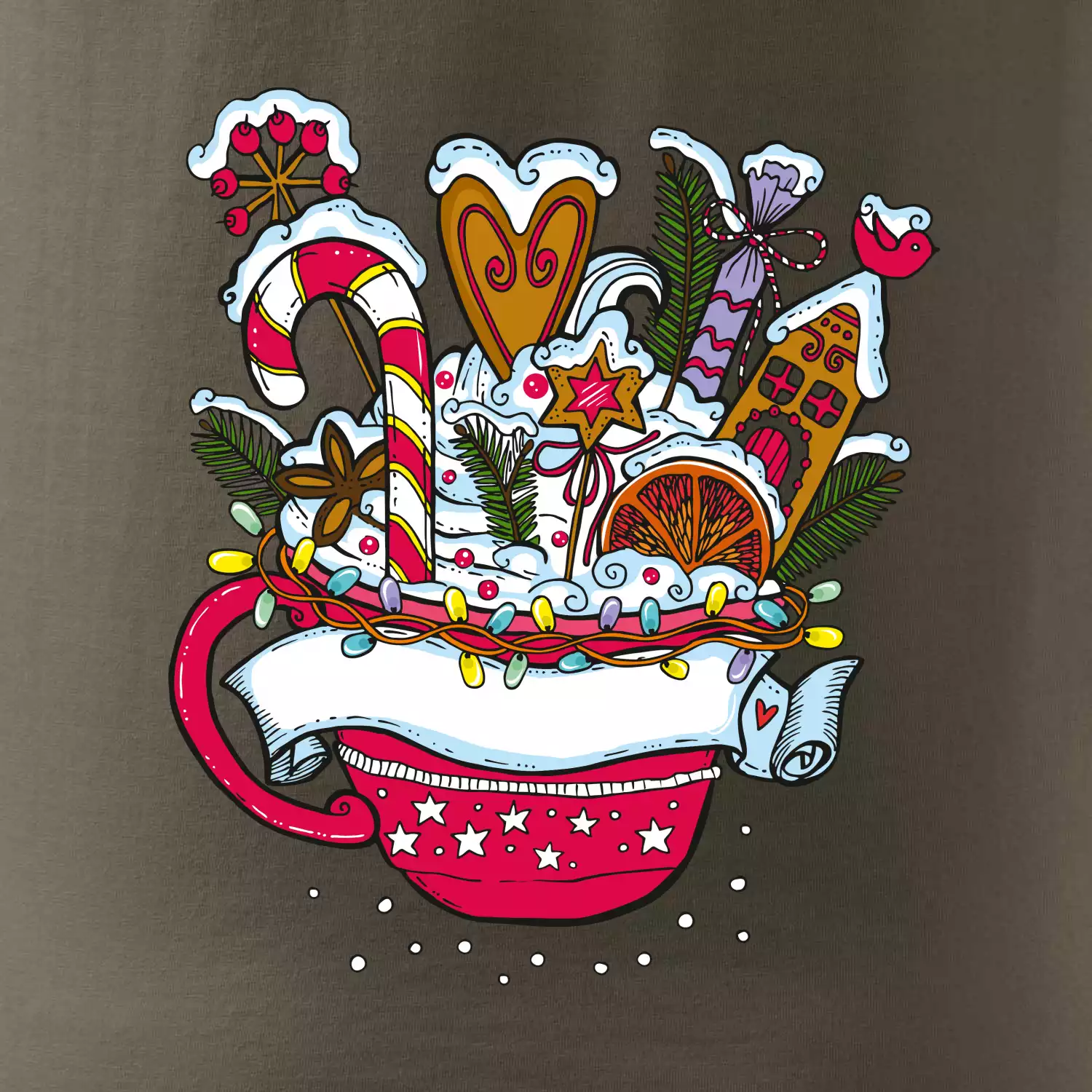 Vianočný Punč - hrnček (Pecka design)