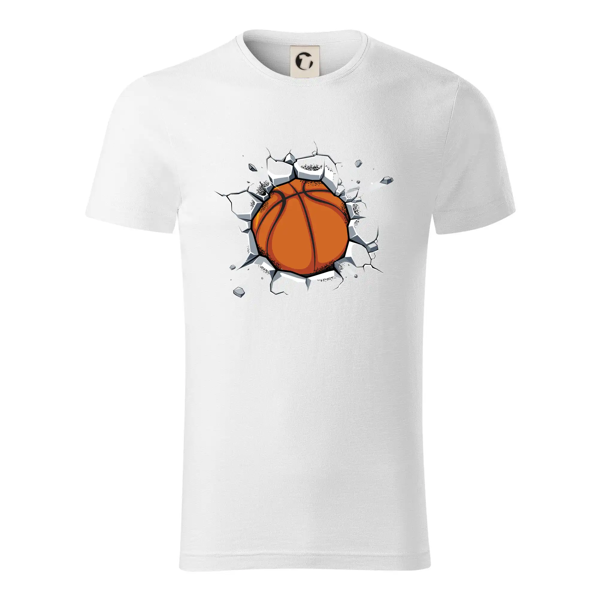 Basketbalová tričká - Basketbal lopta v triku - Tričko z organickej bavlny