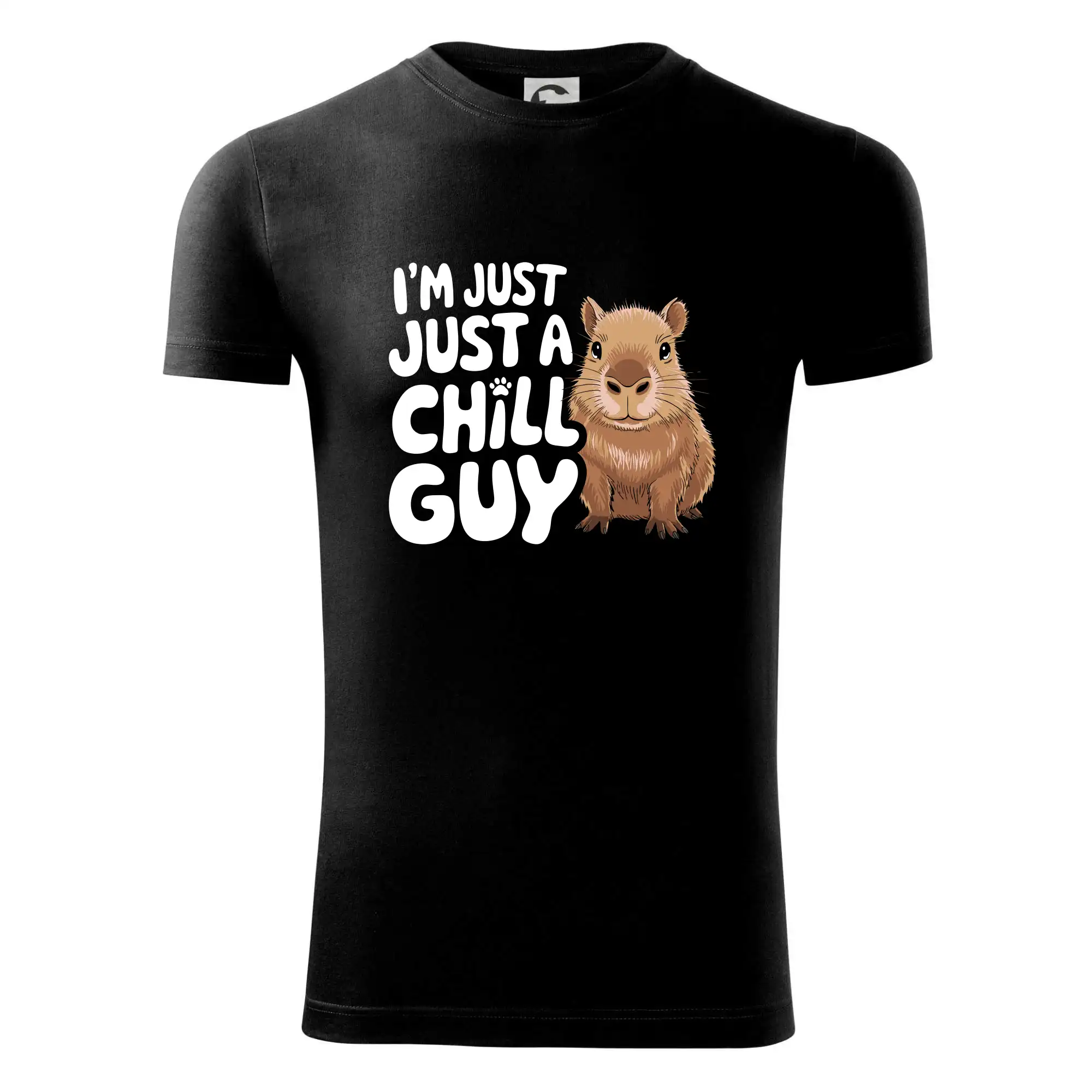 Tričká so zvieratami - Capybara I'm Just a Chill Guy - Viper FIT - Pánske zúžené tričko