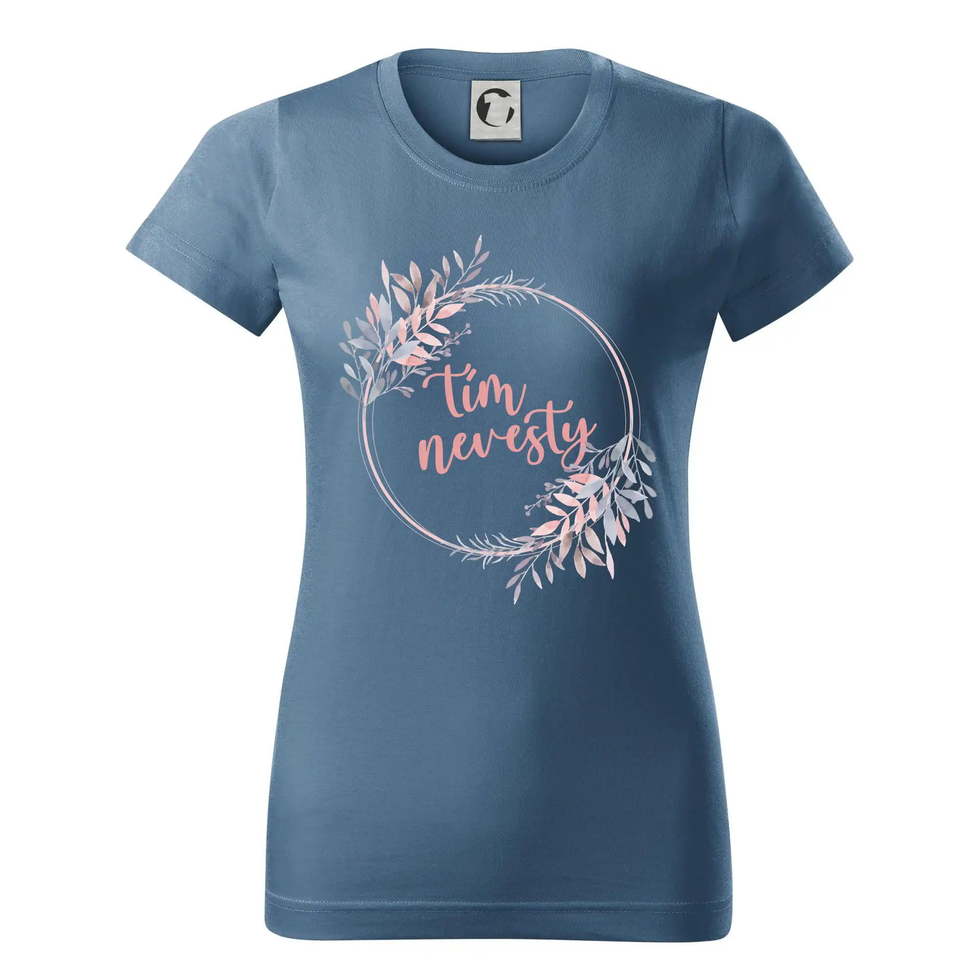 Tím nevesty kvetinový kruh ružový SK