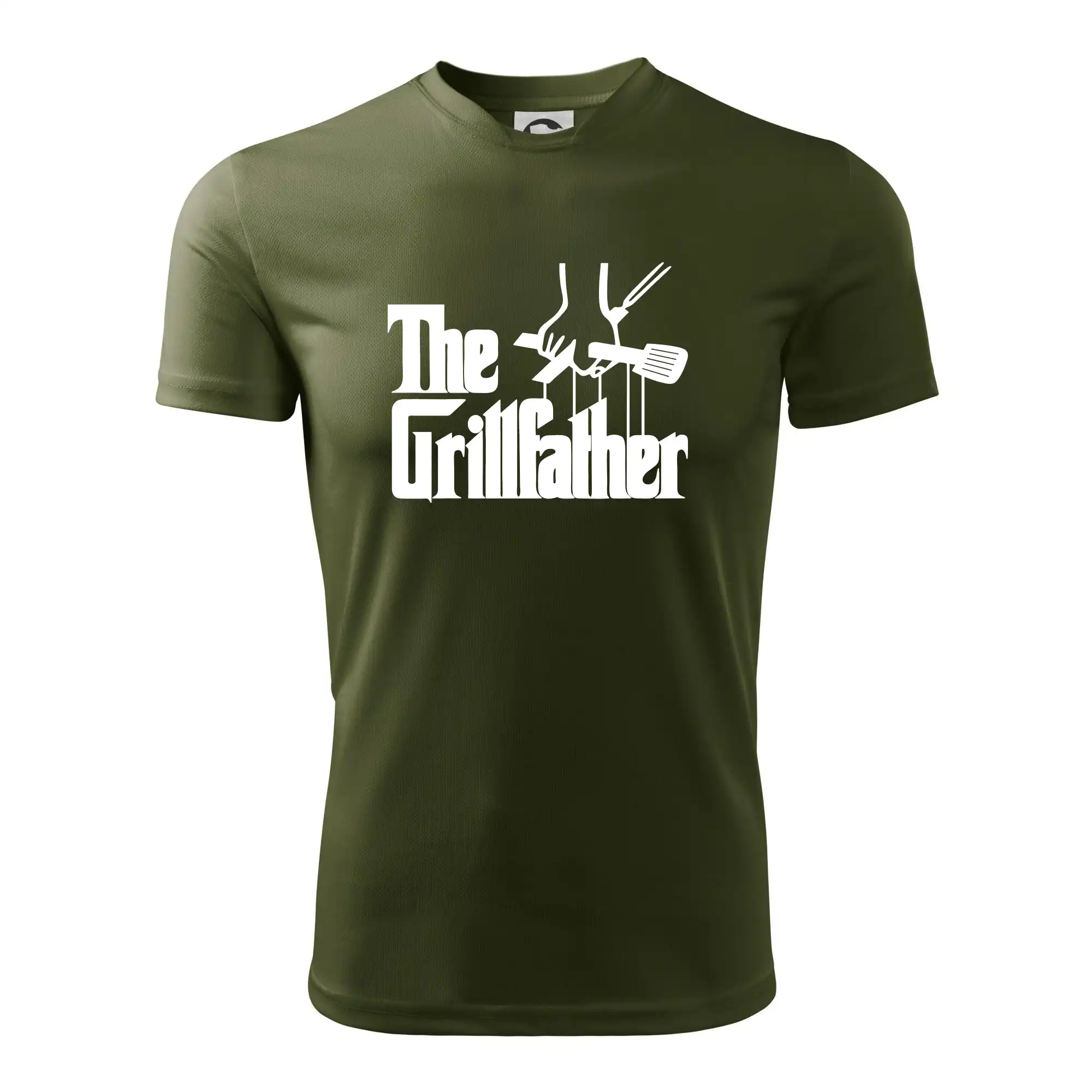 Tričká a zástery na grilovanie - The Grillfather - Pánske tričko Fantasy športové