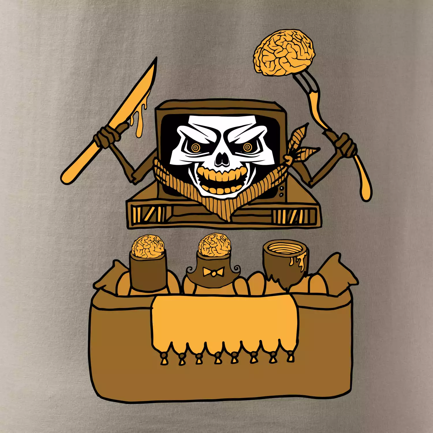 Mozkožrút - televízia (Pecka design)