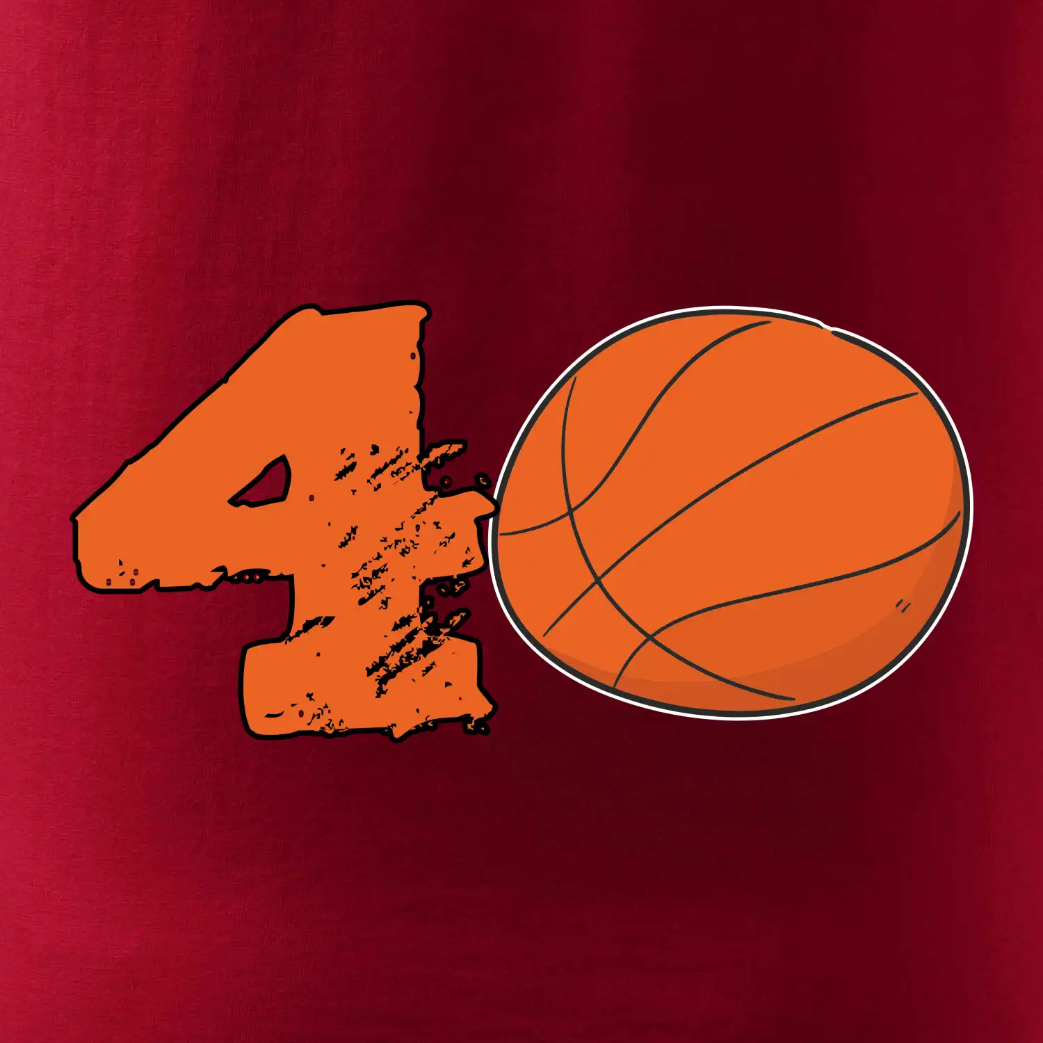 Basketball kulaté narozeniny 40