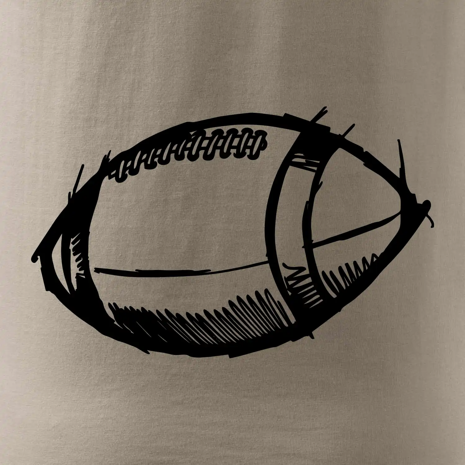 Americký fotbal míč skica