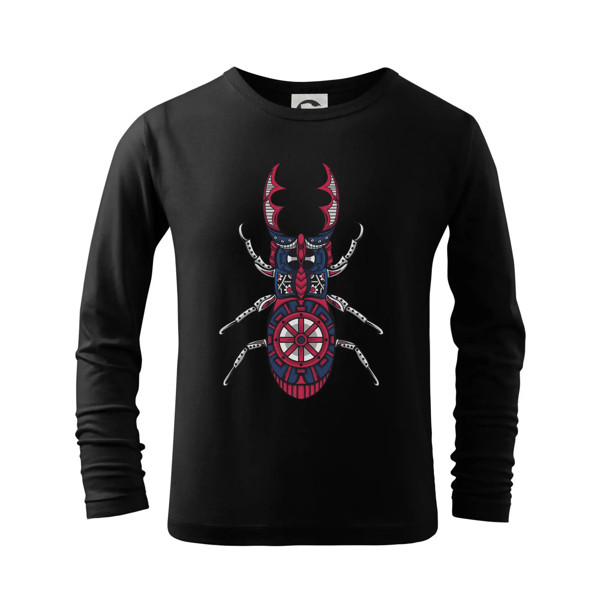 Tričká s potlačou steampunk - Steampunk roháč farebný - Tričko detské Long Sleeve