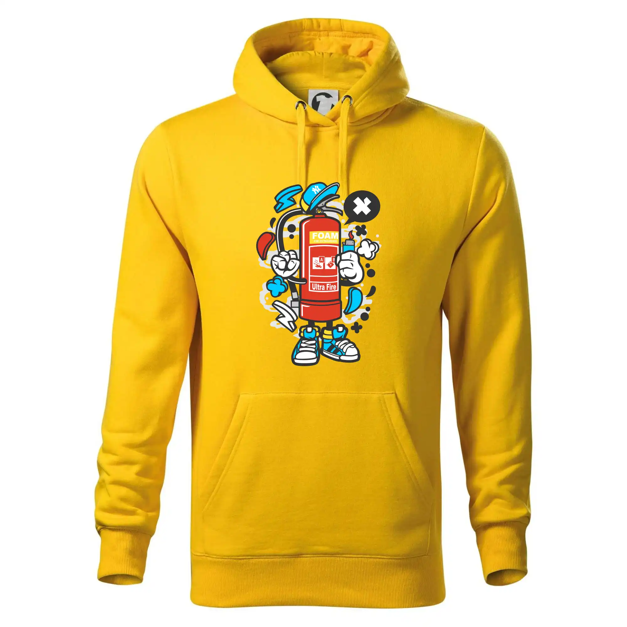 Originálne tričká pre hasičov - Hasičňák - Mikina pánska Cape s kapucňou