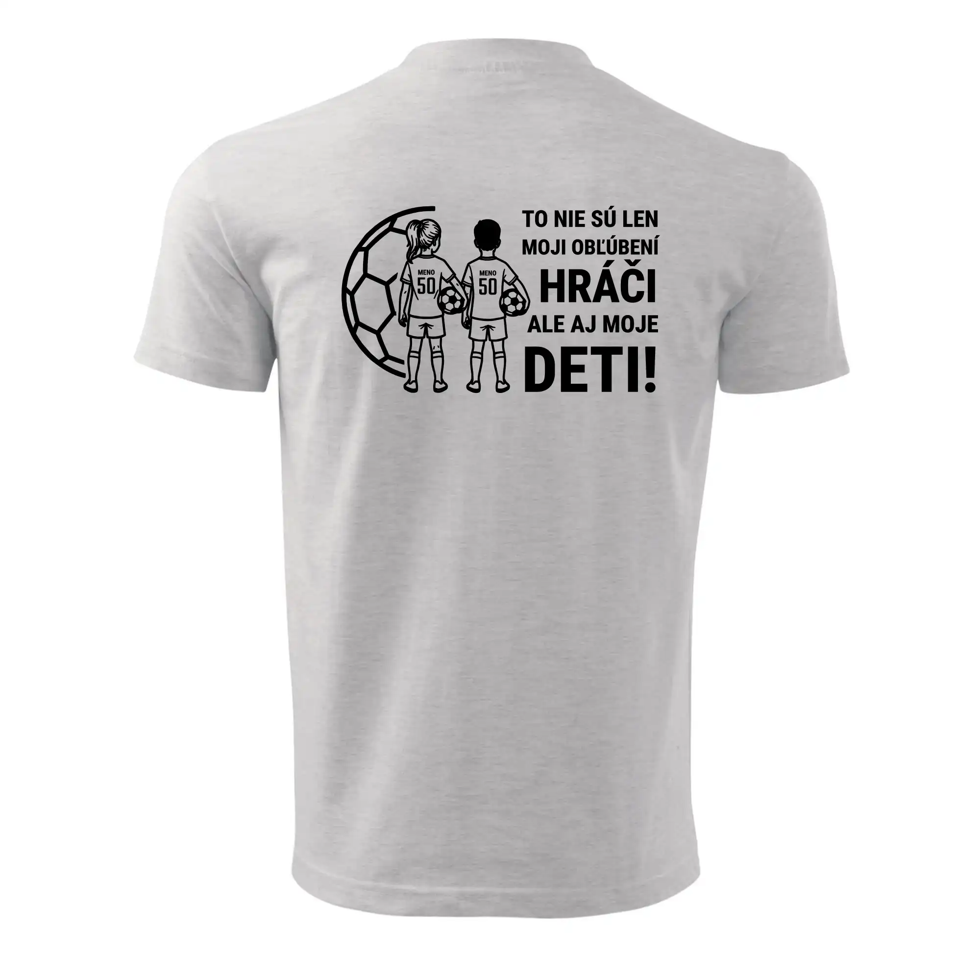 Futbalový otec - syn a dcéra (vaše meno a číslo)