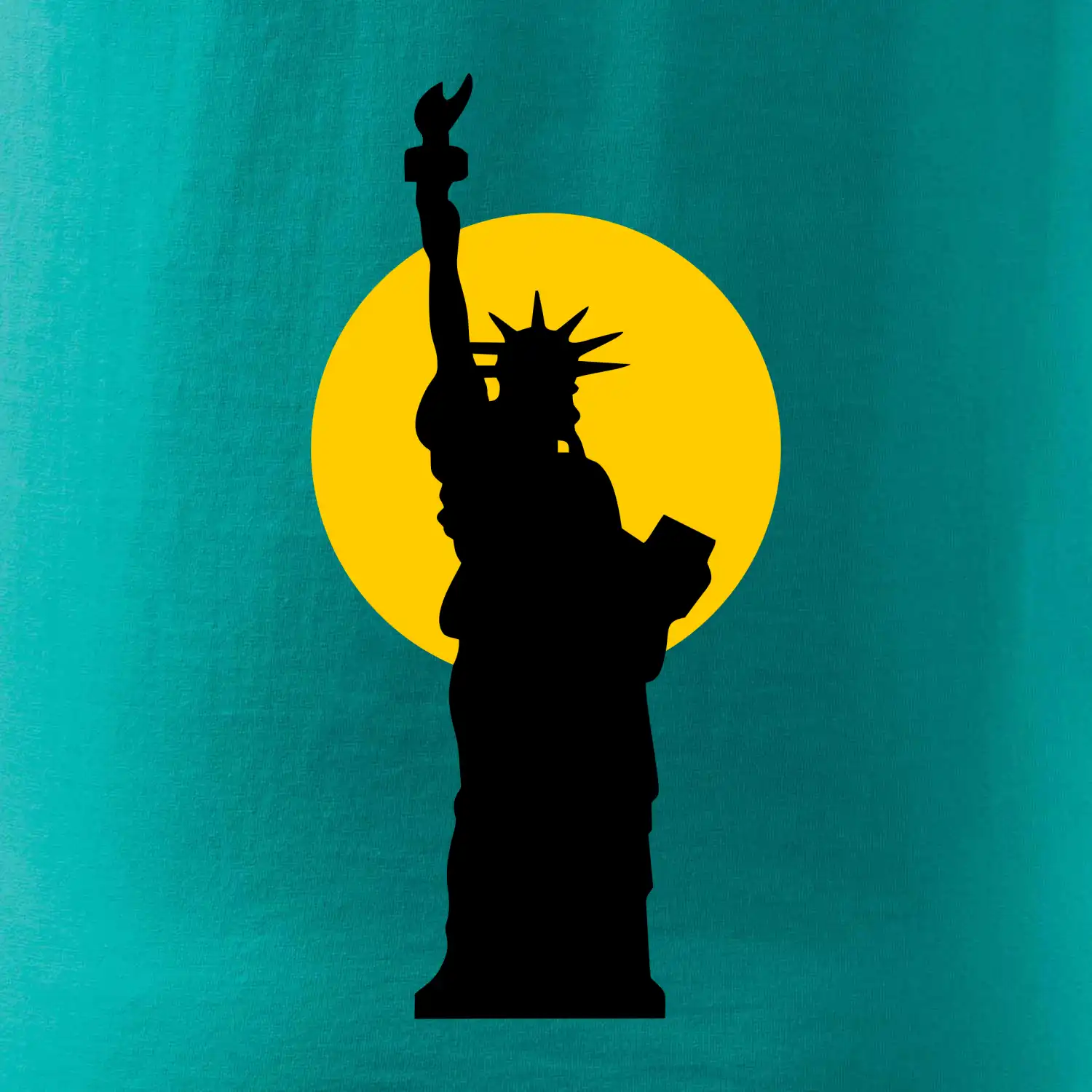 Socha svobody slunce