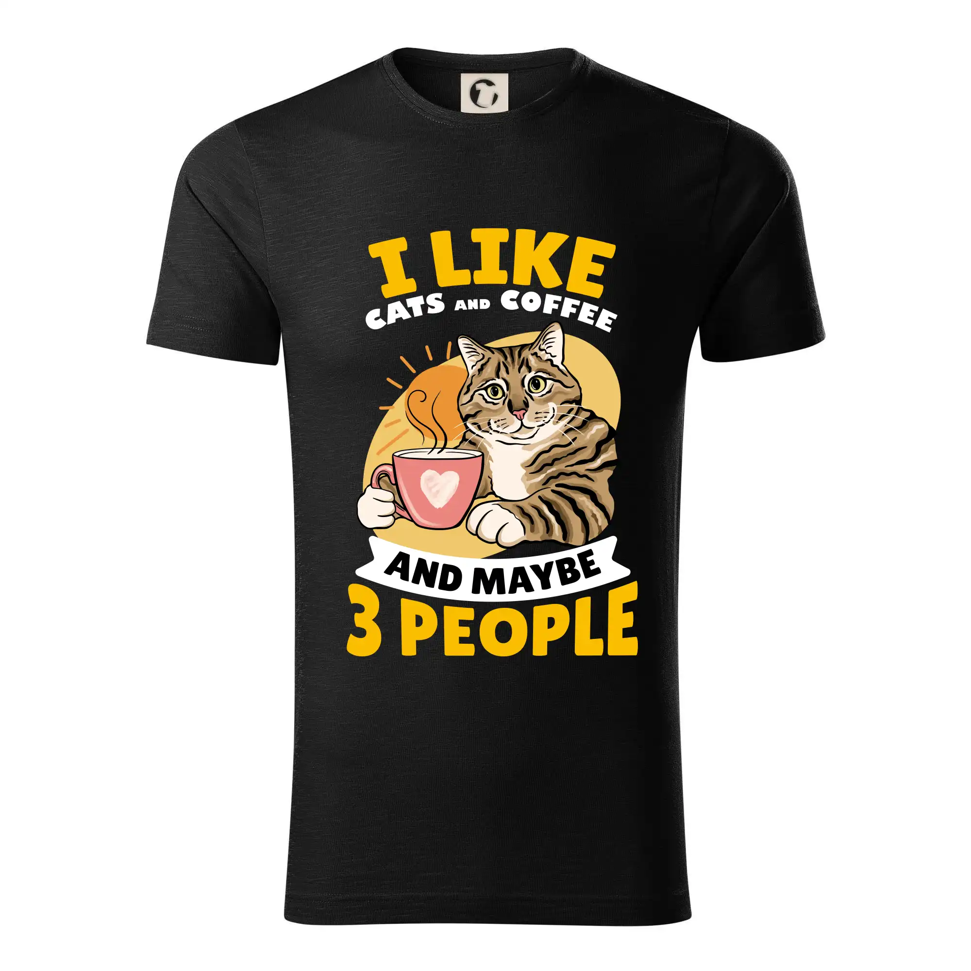 I like cats and coffee and maybe 3 people