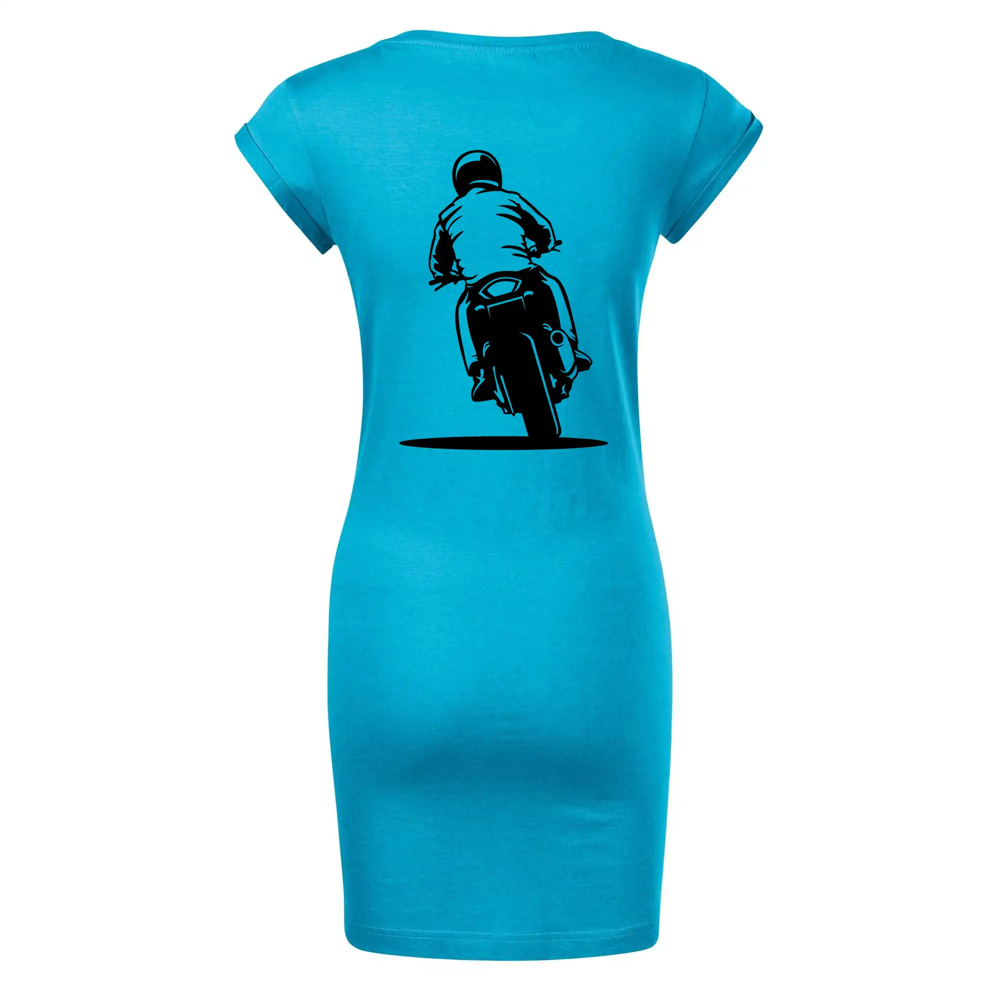 Motorkář na zádech - silnice