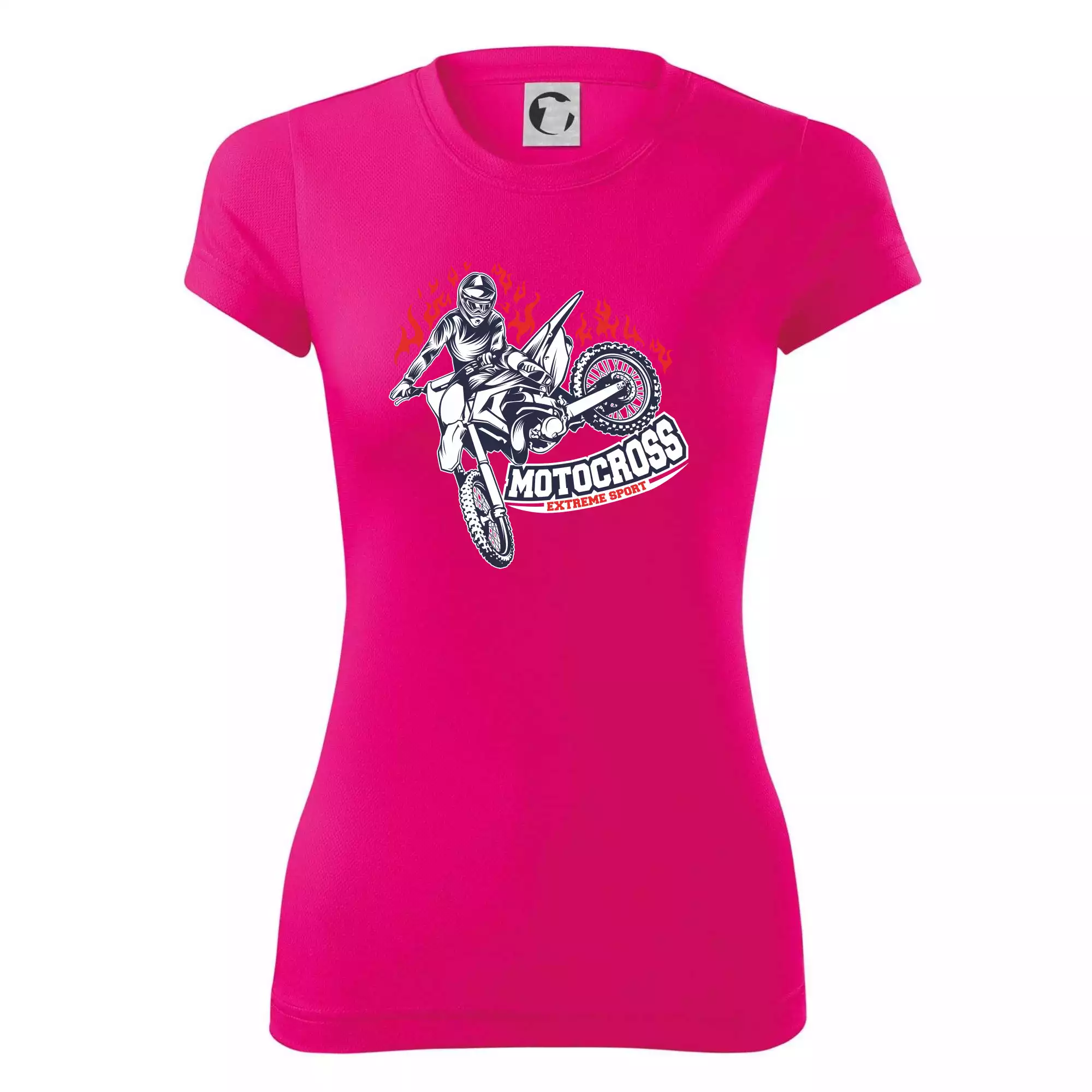 Motocross extreme sport fire