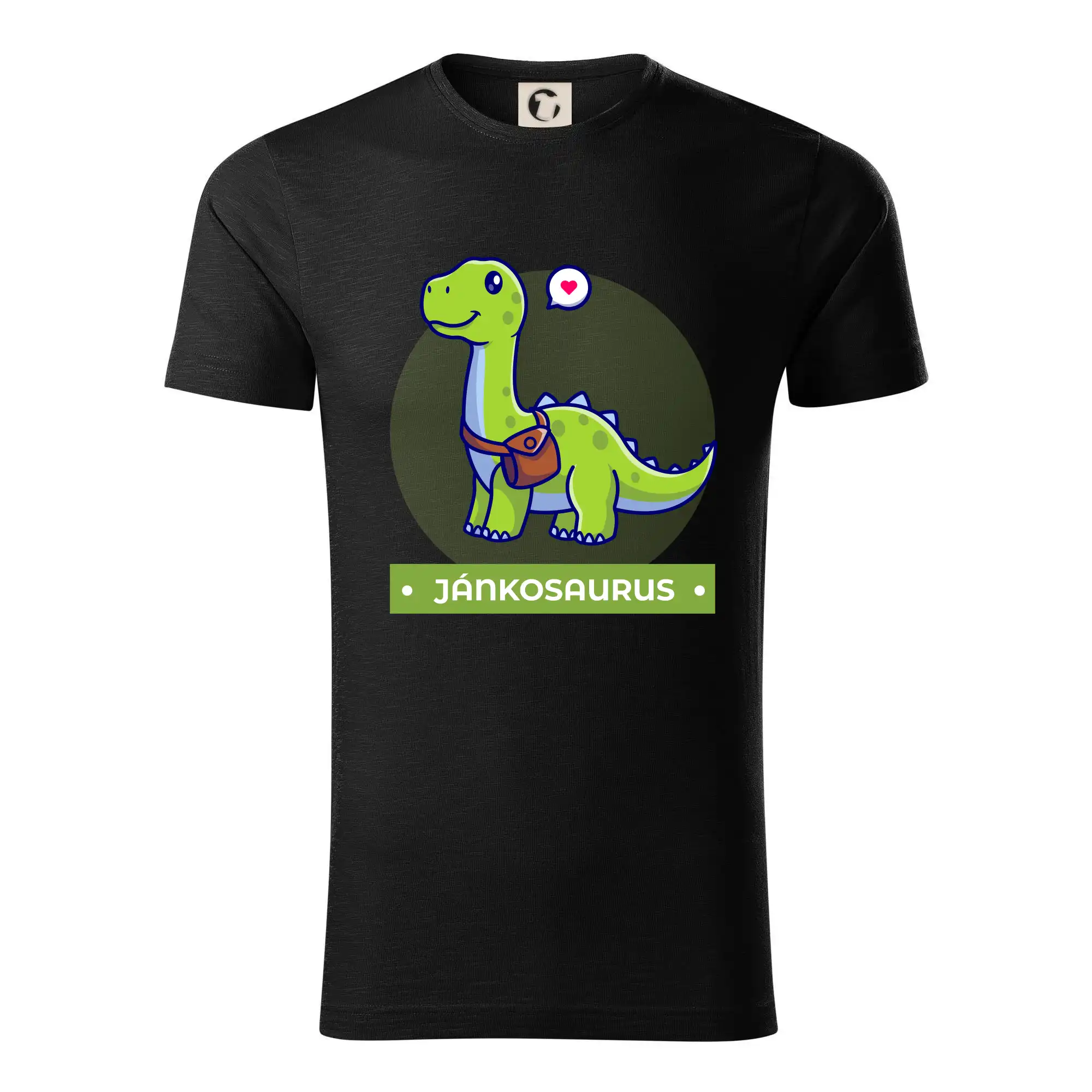 Detské tričká, mikiny a body s originálnymi potlačami | Veselé motívy pre chlapcov aj dievčatá - Dinosaurie mená - zelený dinosaurus - Tričko z organickej bavlny