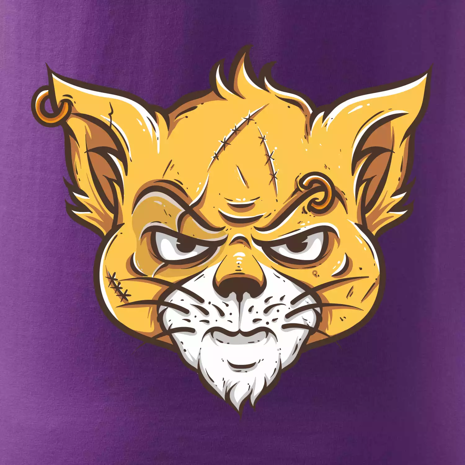 Nasraná kočka Thug life