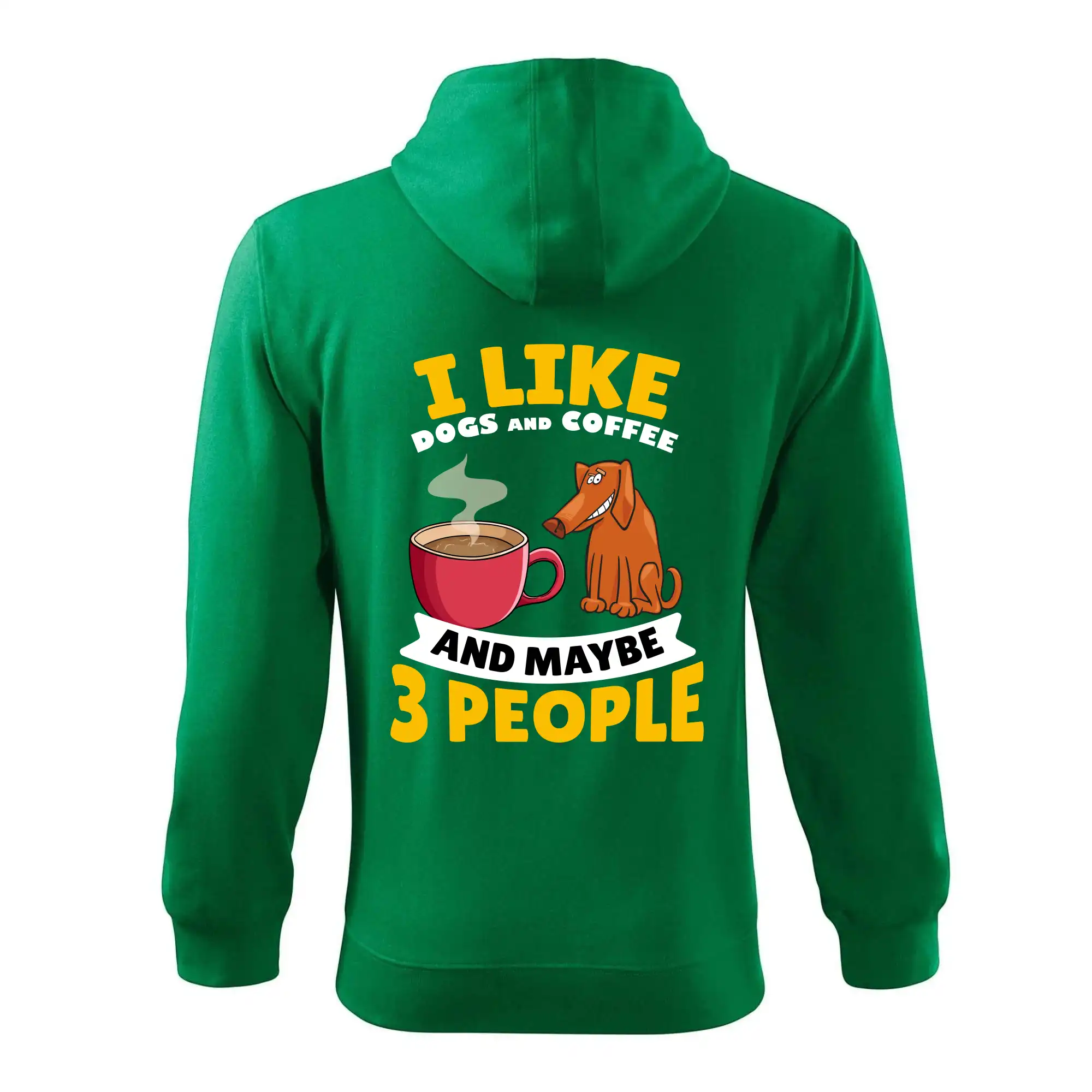 I like dogs and coffee and maybe 3 people