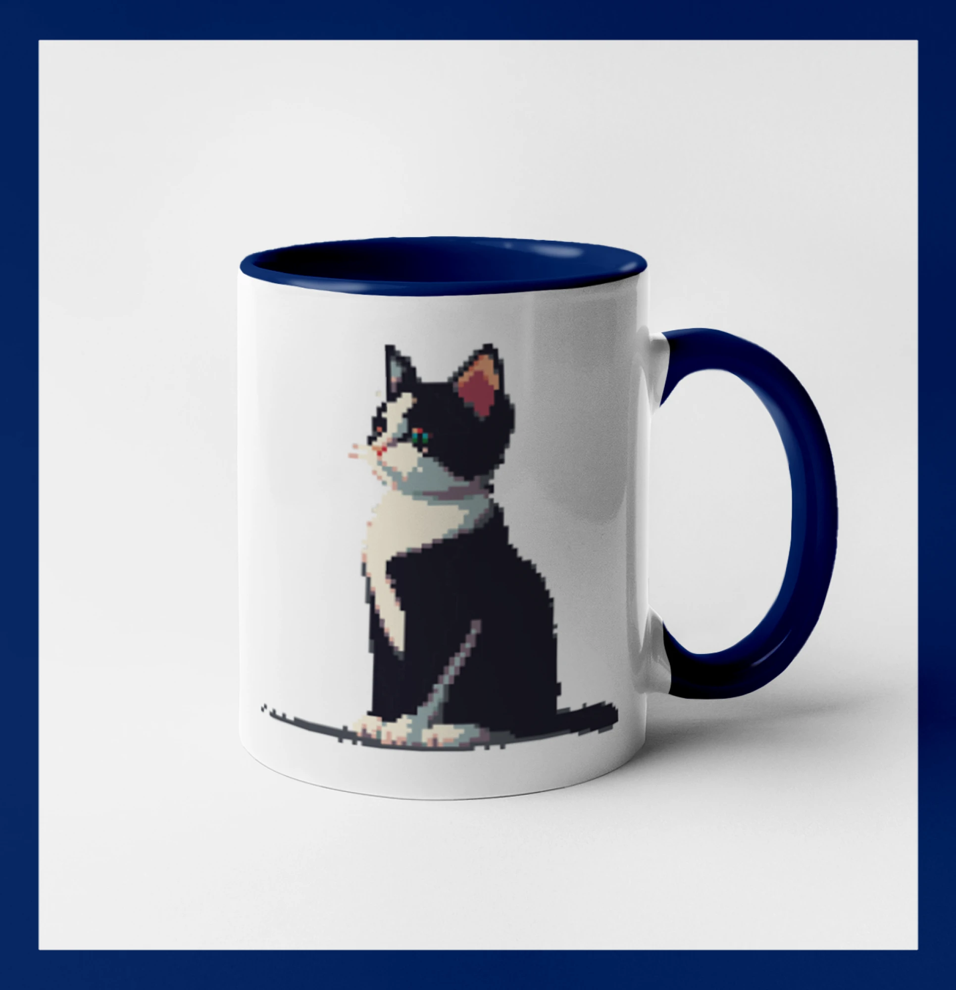 Mourovatá kočka pixel