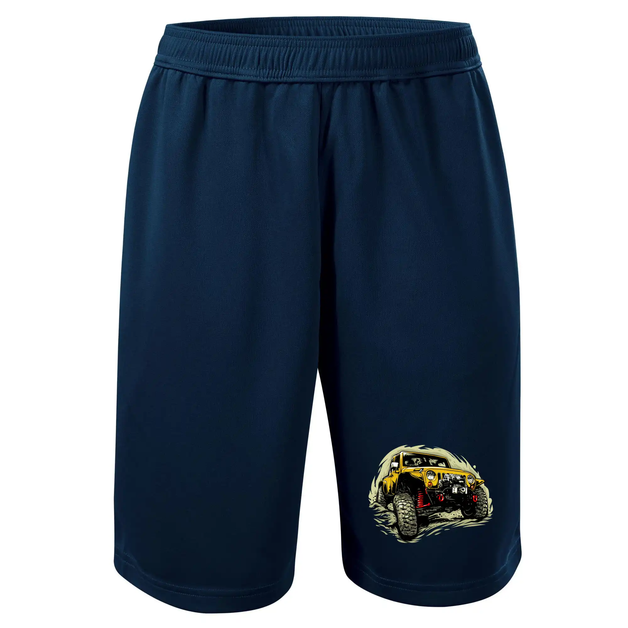 Žlutý offroad s navijákem