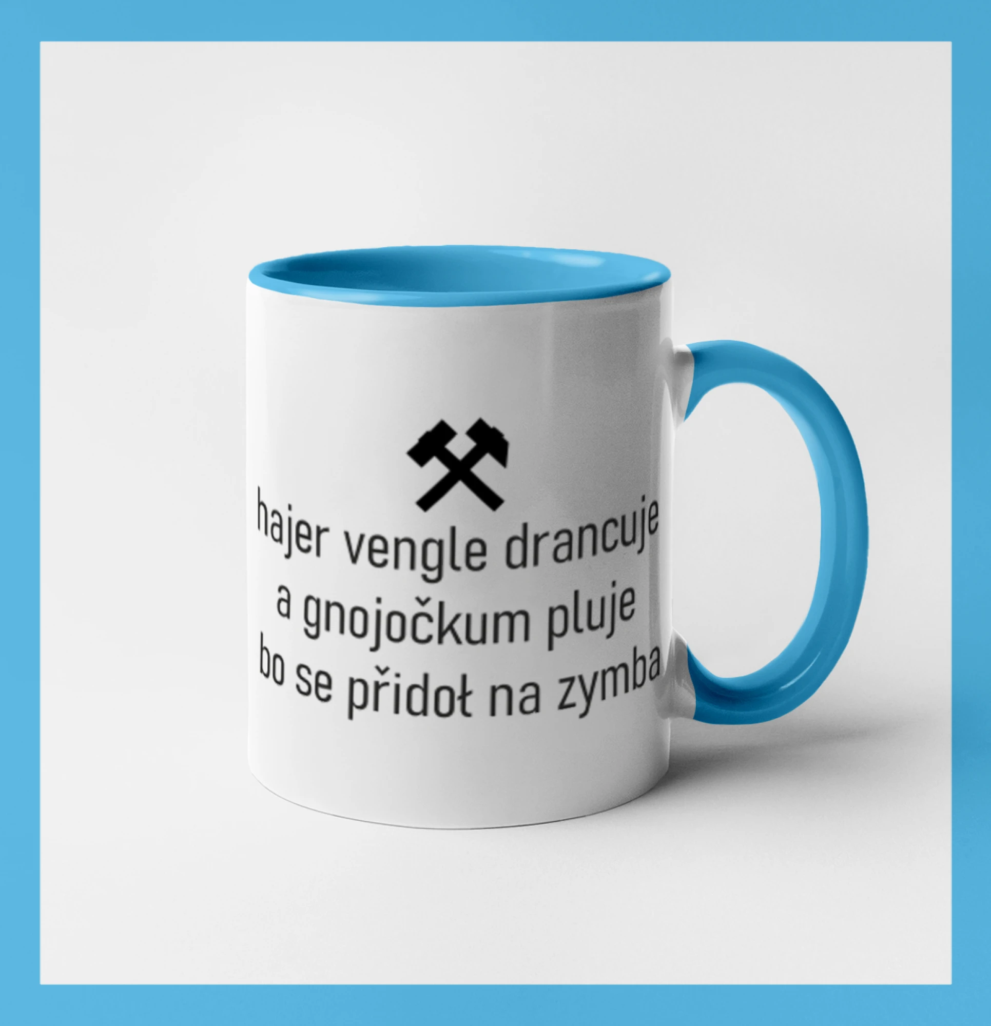 Hajer vengle drancuje a gnojočkum pluje bo se přidoł na zymba