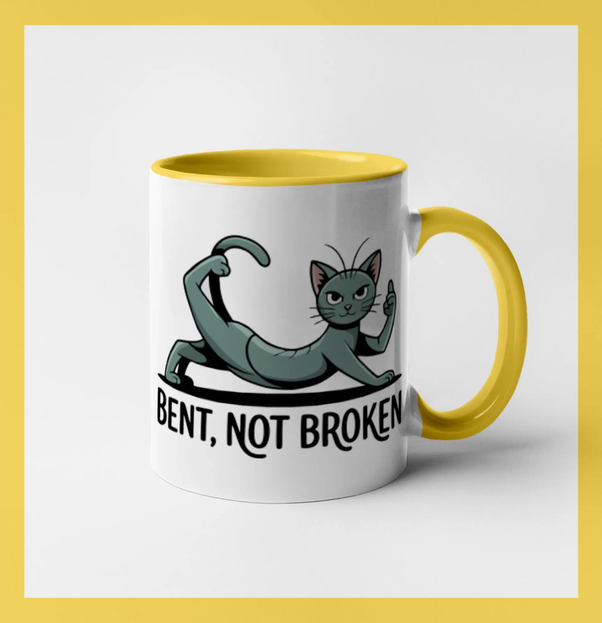Bent, not broken zelená kočka