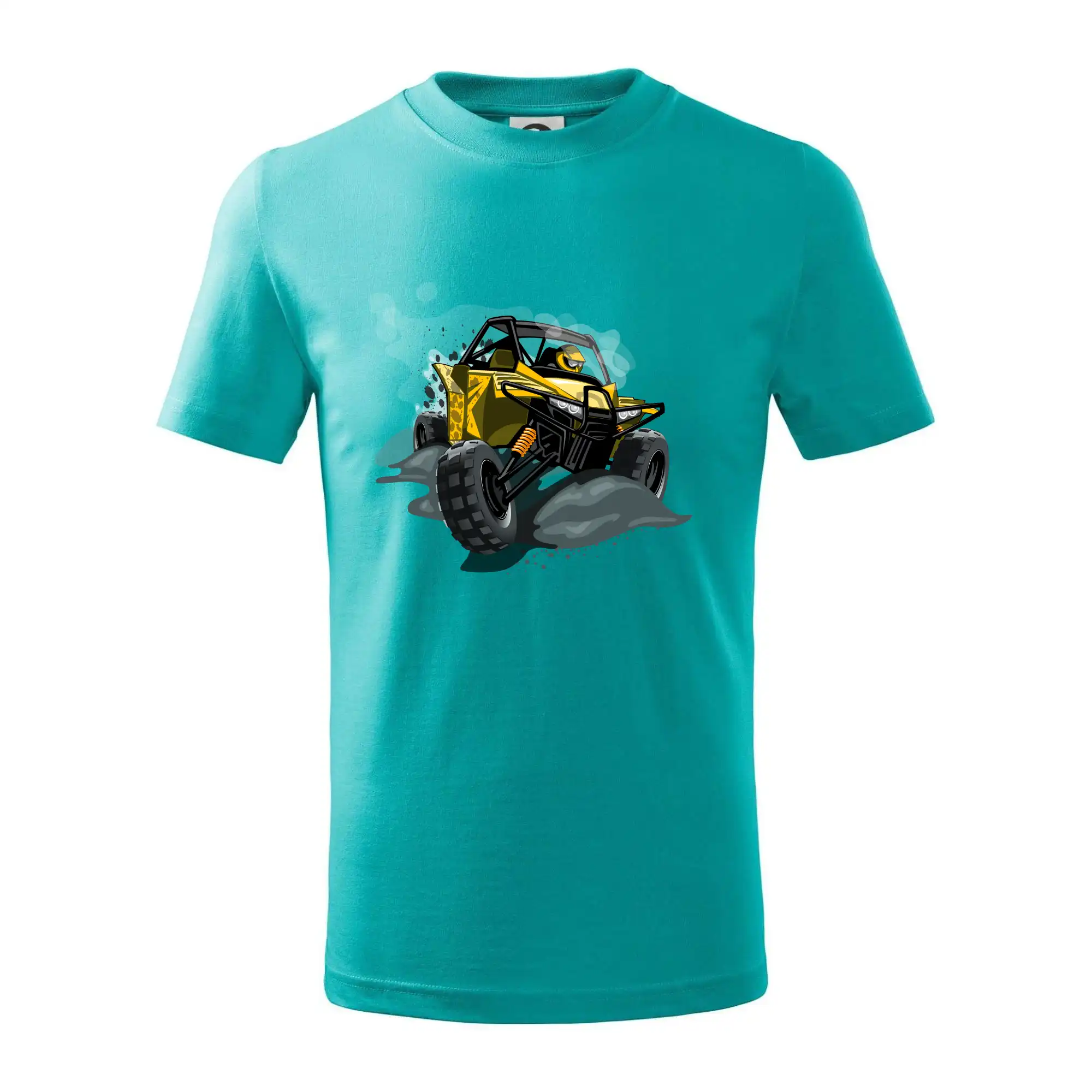 Tričko bugina - ATV bugina žltá - Tričko detské bavlnené