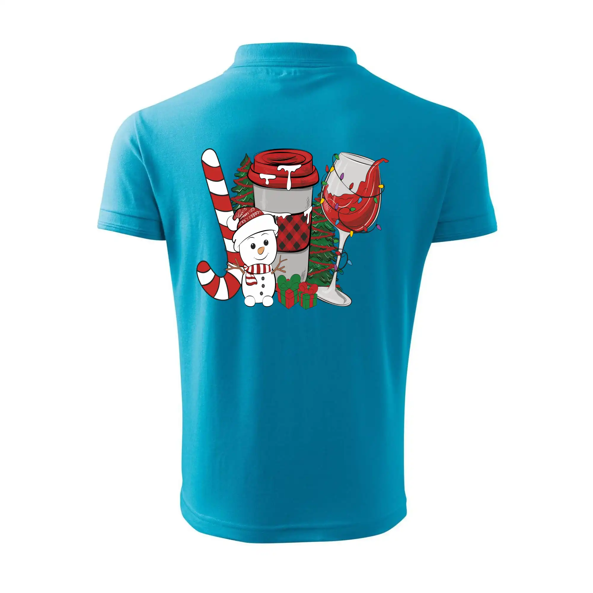 Vánoce, víno a sněhulák