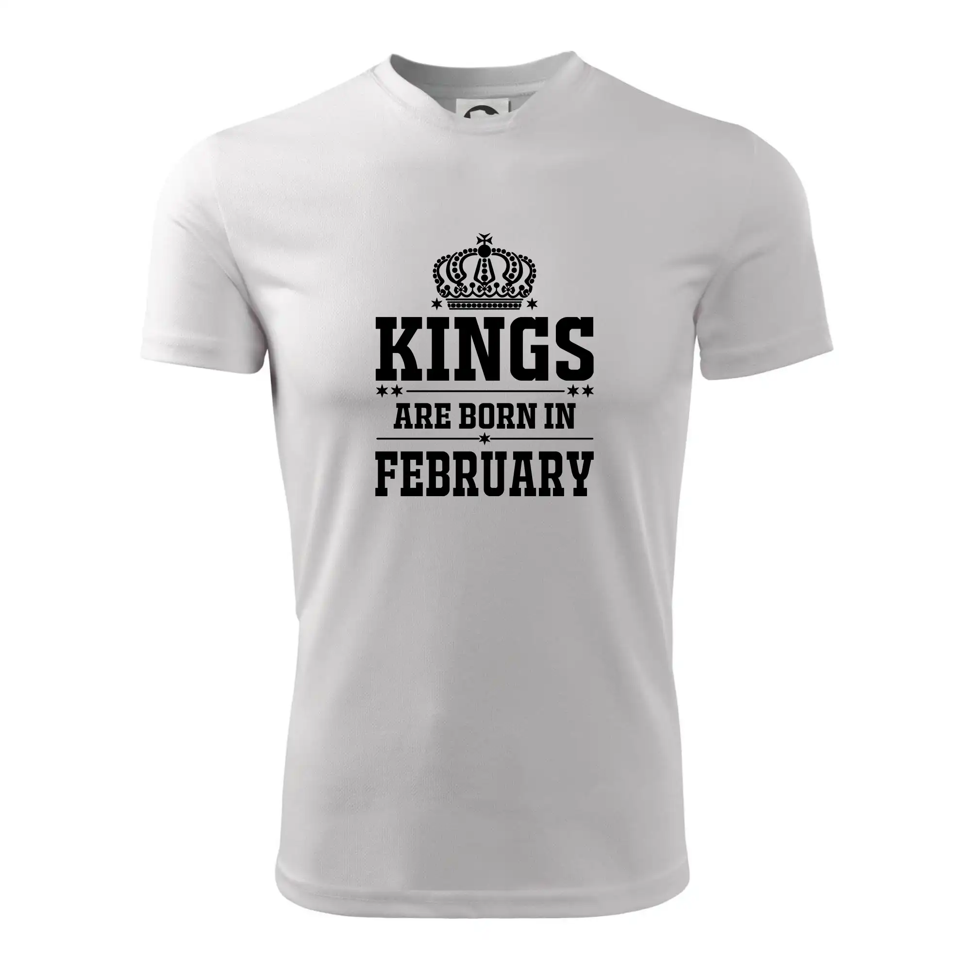 Tričká pre narodené vo februári - Kings are born in February - Pánske tričko Fantasy športové