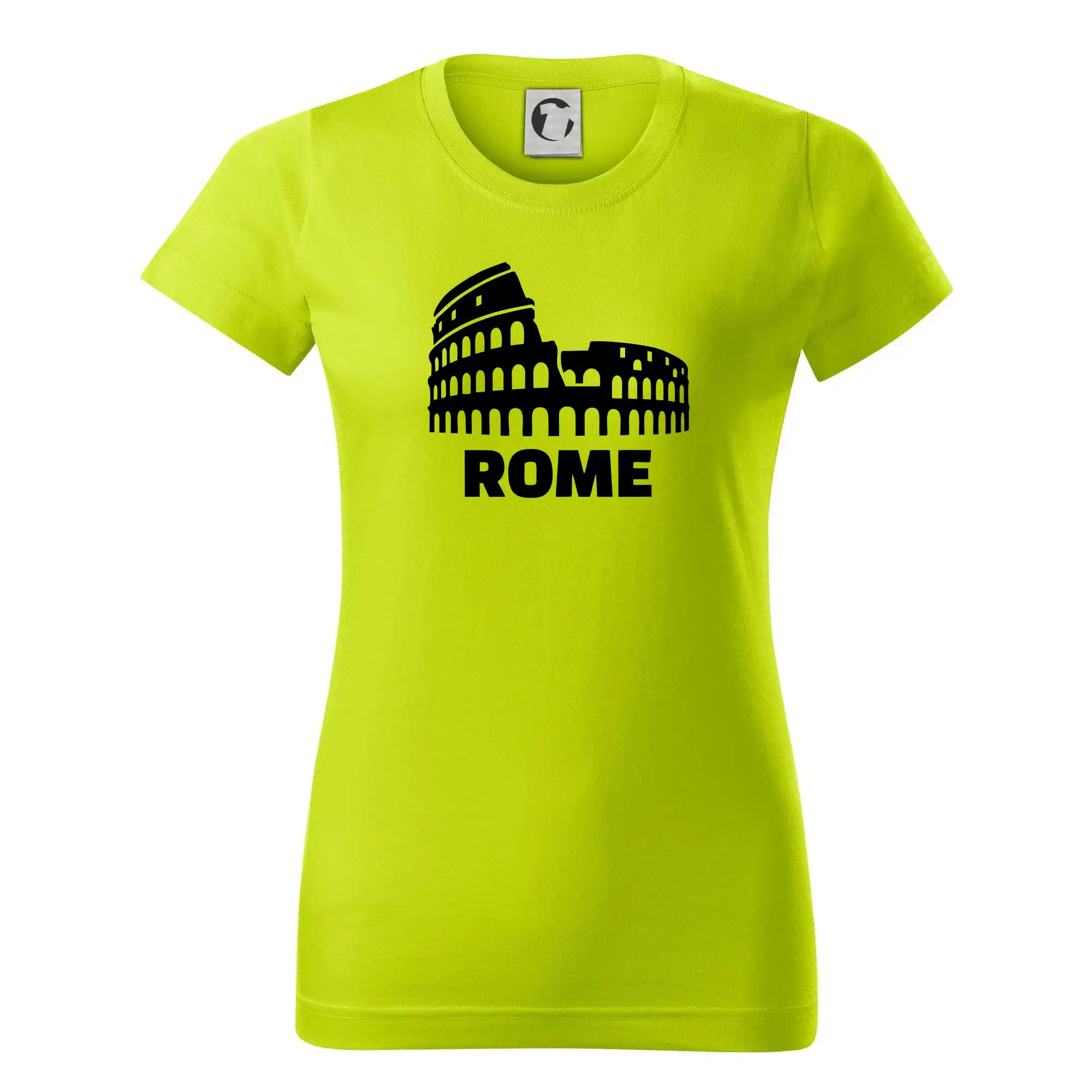 Tričká Taliansko - Italy Koloseum Rome - Dámske tričko basic - ľahko voľnejšie a dlhšie