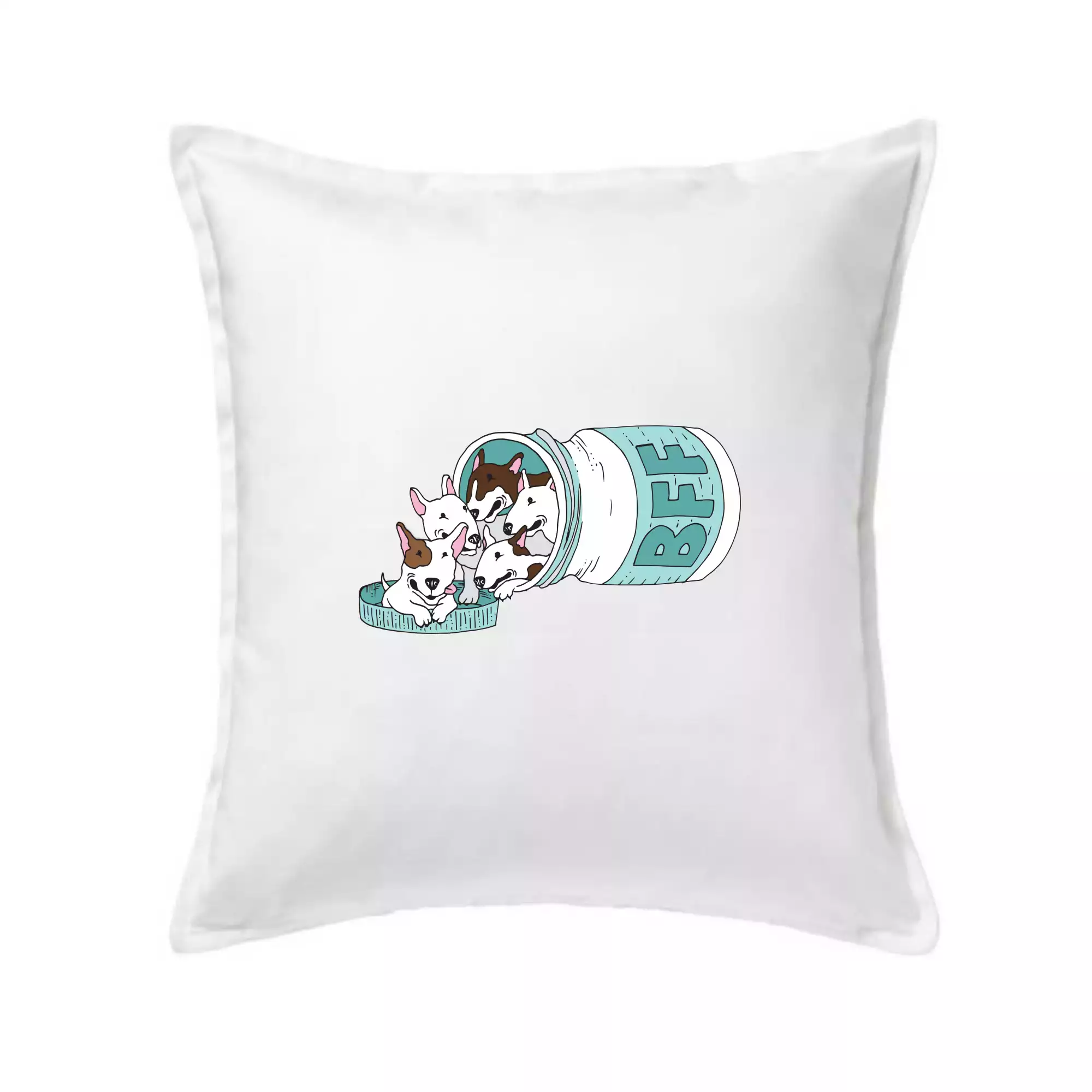 Bullterrier Friends Forever zelené (Pecka design)