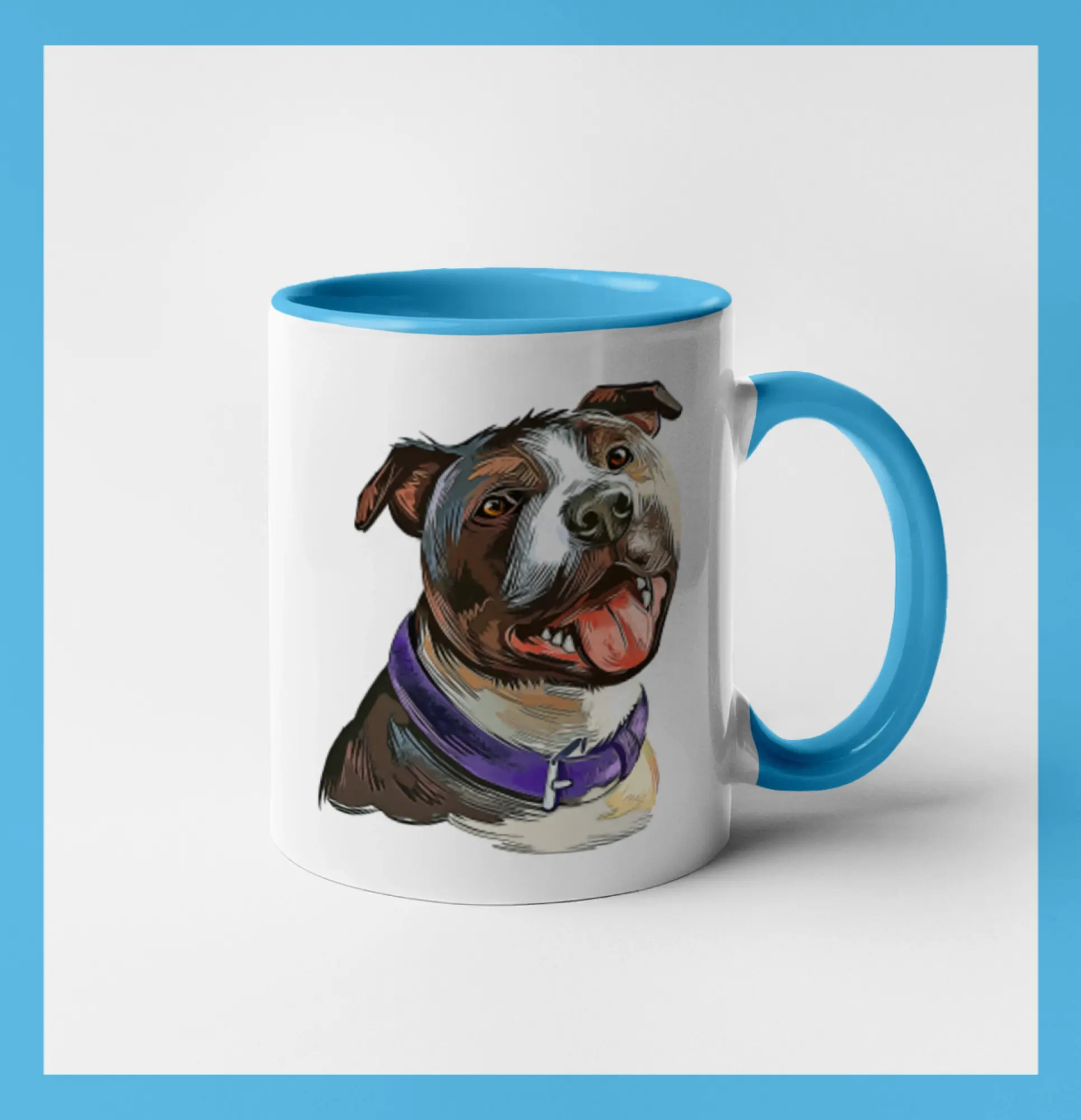 Americký stafordšírsky teriér kreslený