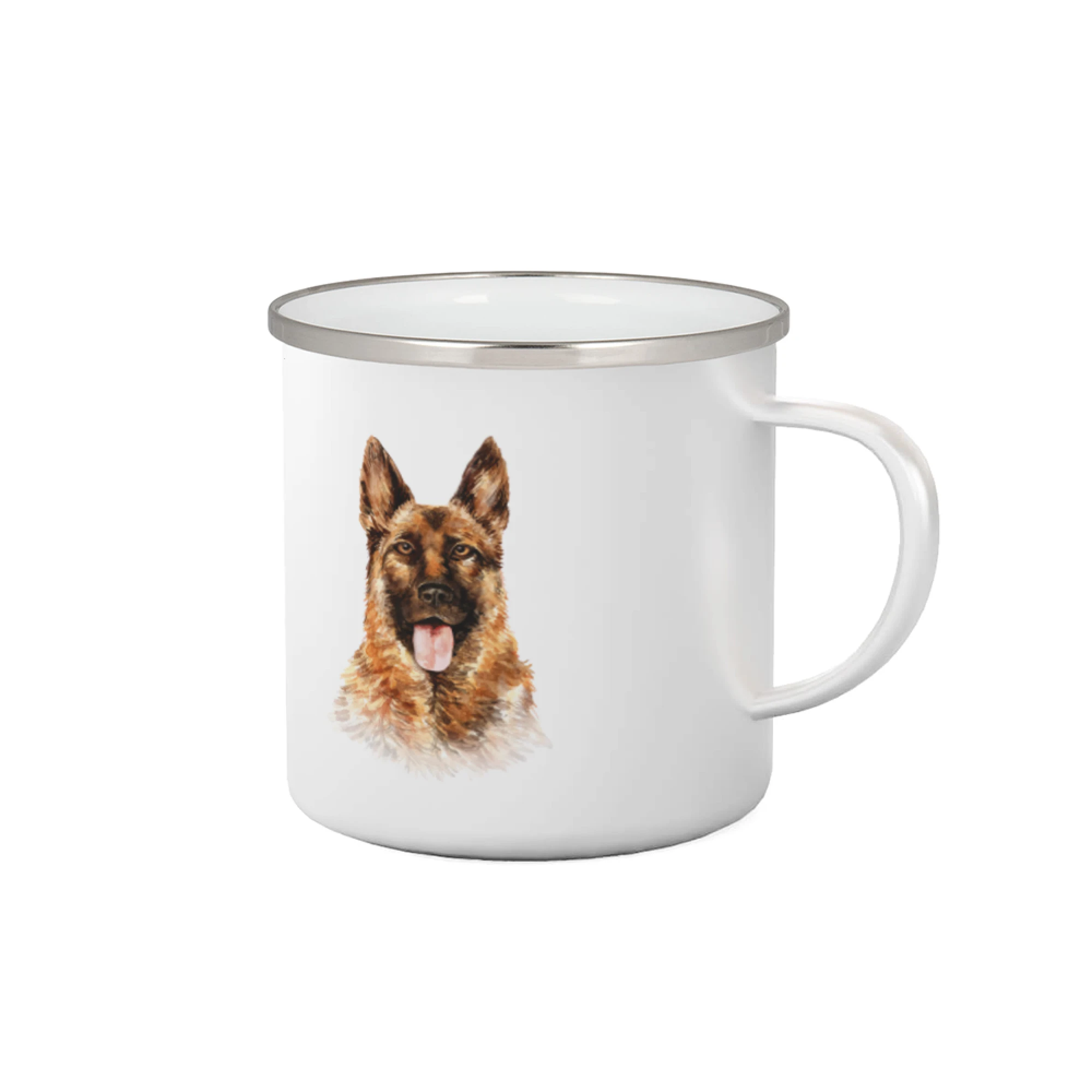 Nemecký ovčiak - German shepherd - vodová farba - Plecháčik
