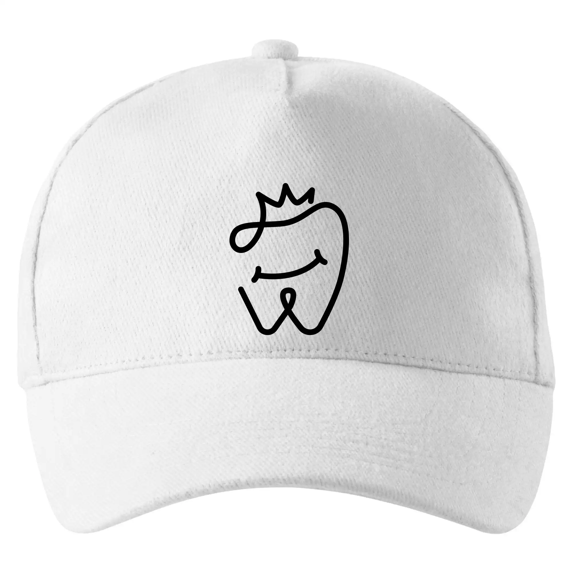 Tričká a mikiny pre zubárov - Zubárka princezná - Šiltovka so zahnutým šiltom a mosaznou sponou