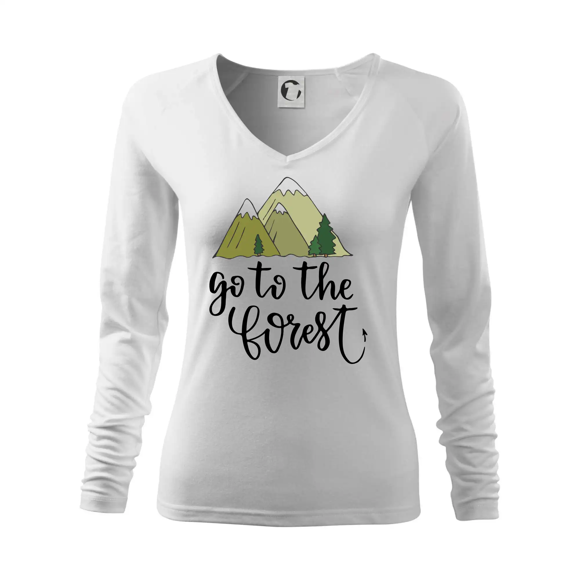 Trička pre cestovateľov - Go to the forest - Tričko dámske Elegance