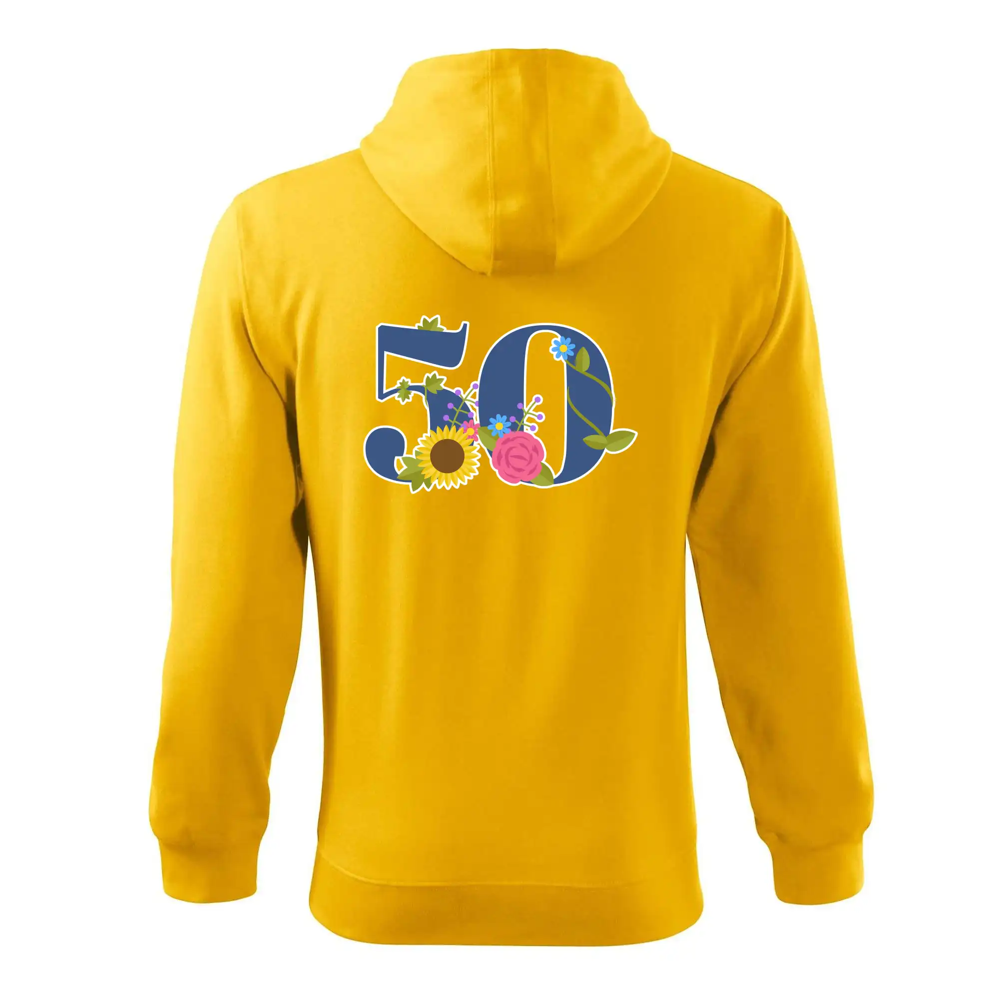 Květinové číslo kreslené - 50