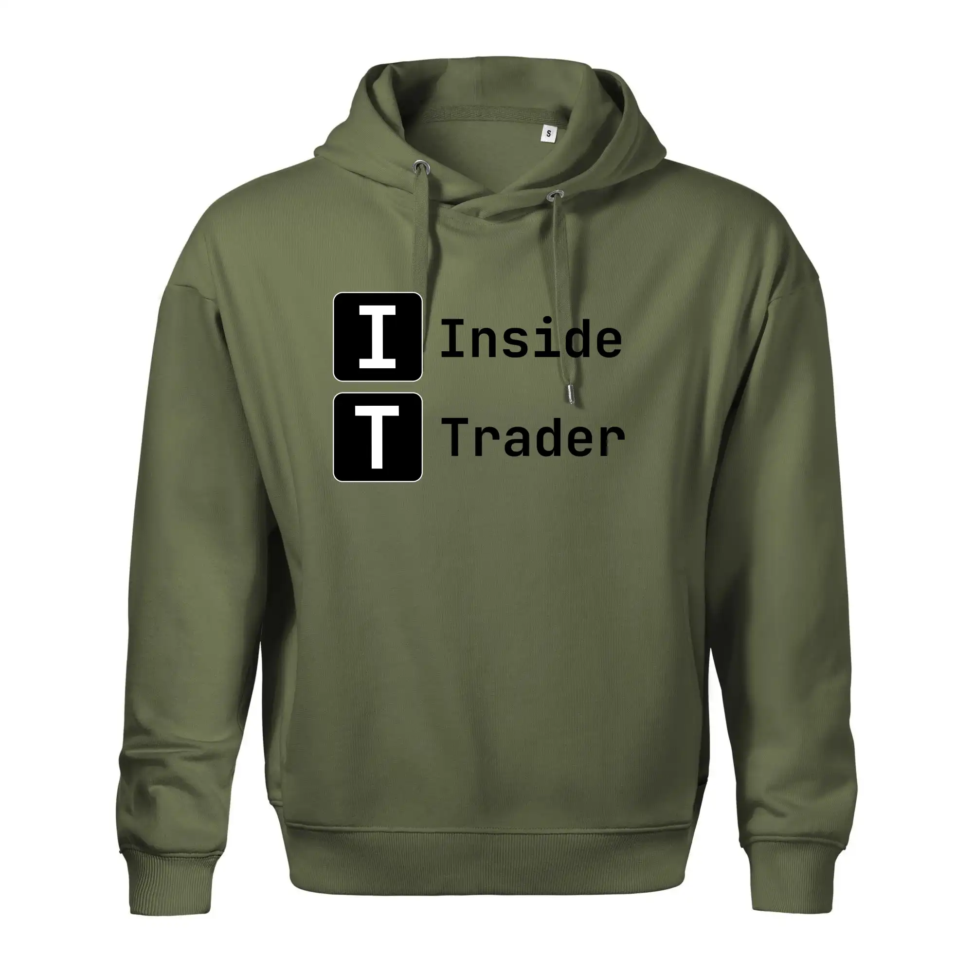 Tričká pre ajťákov - IT Nápis Inside Trader - Oversized mikina pánska Moon - kratšia + širšia
