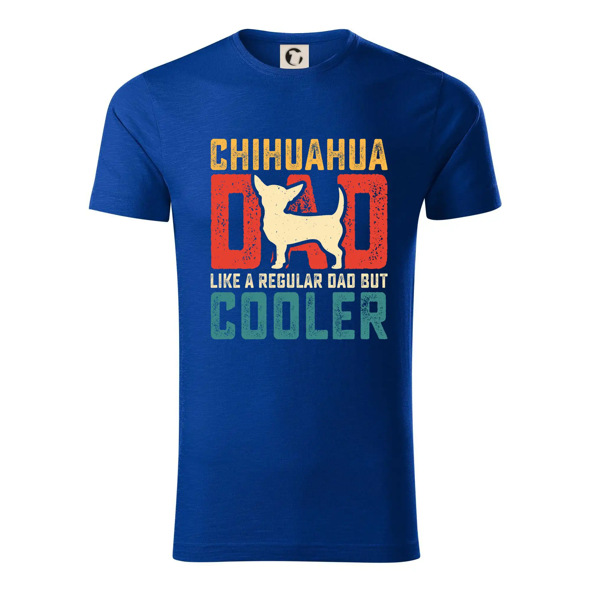 Čivava - Chihuahua dad like a regular dad - Tričko z organickej bavlny