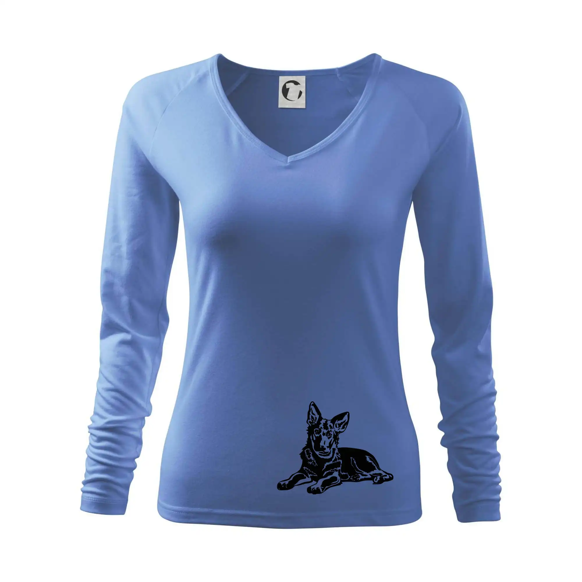 Nemecký ovčiak - Nemecký ovčiak - šteňa - Tričko dámske Elegance