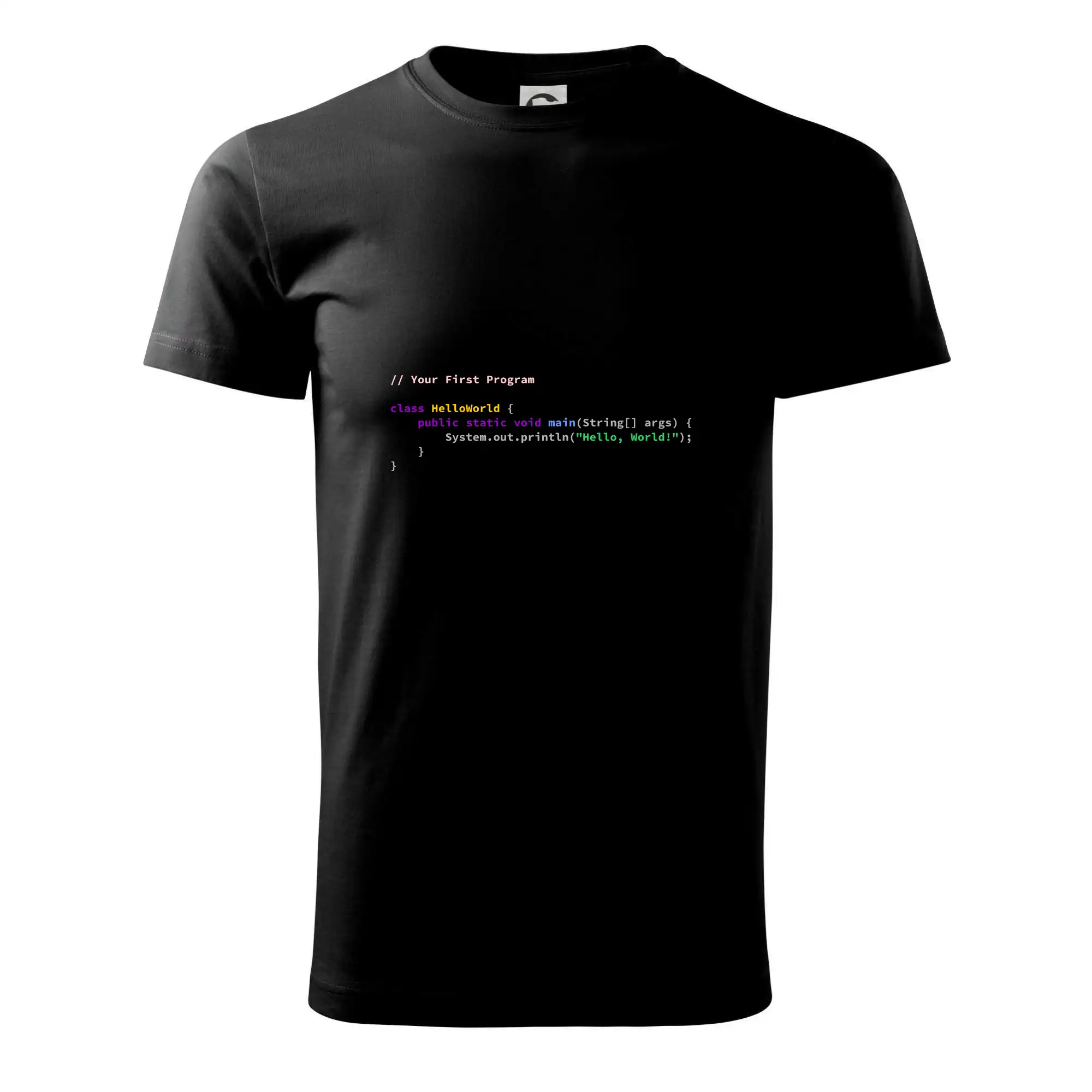 Tričká pre ajťákov - Hello world Java - Klasické pánske tričko vyššej gramáže