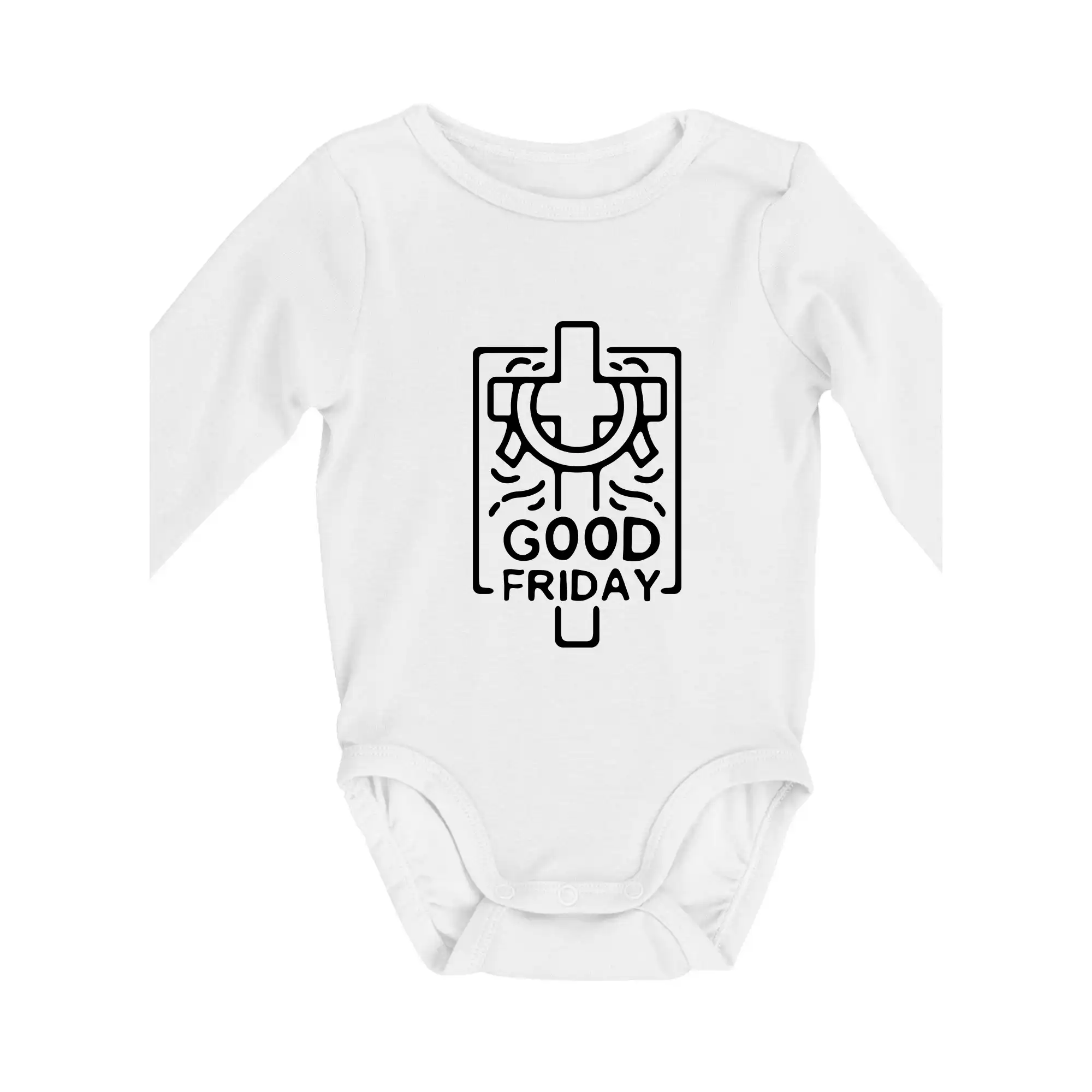 Good friday - Body dojčenské s dlhým rukávom