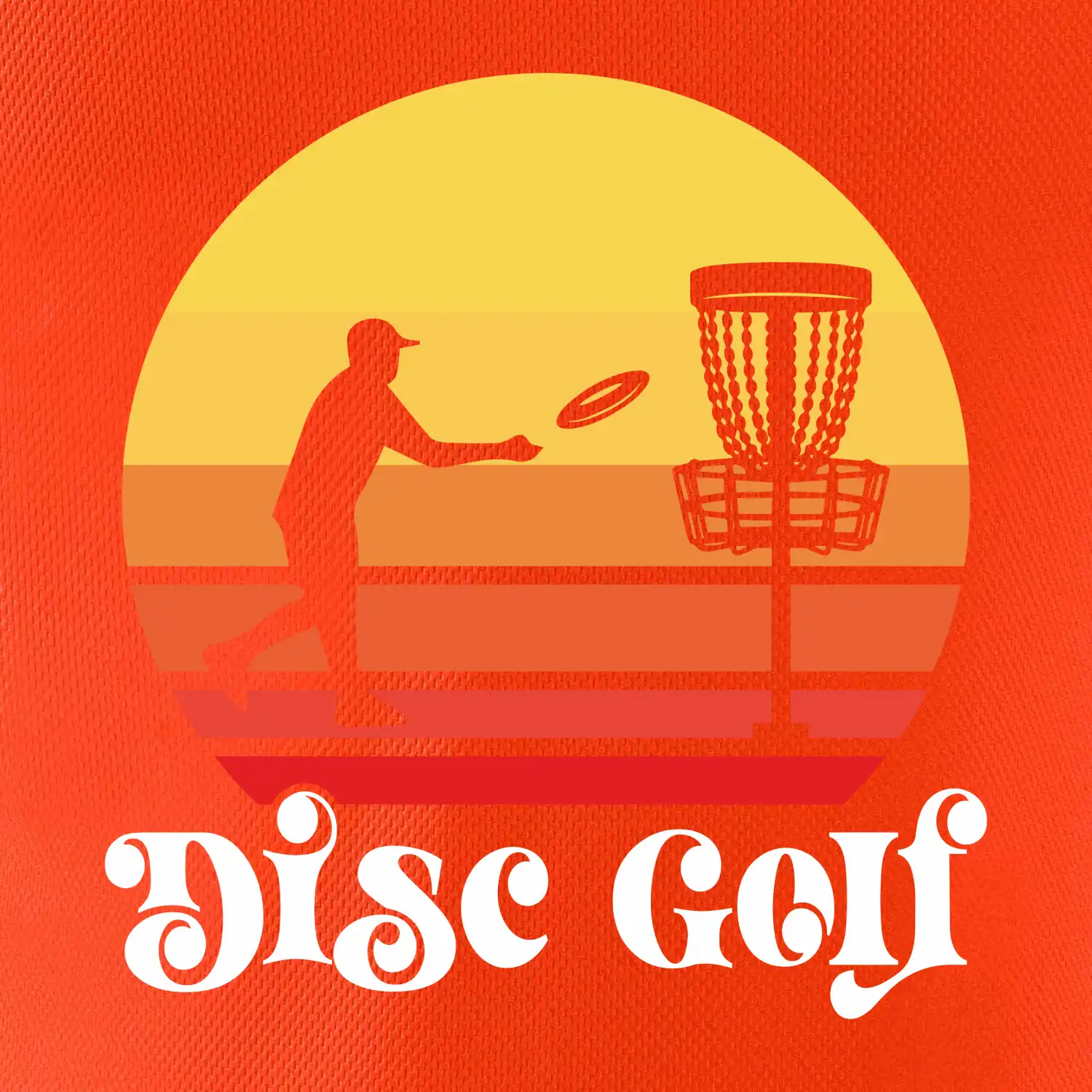Disc golf postava vintage