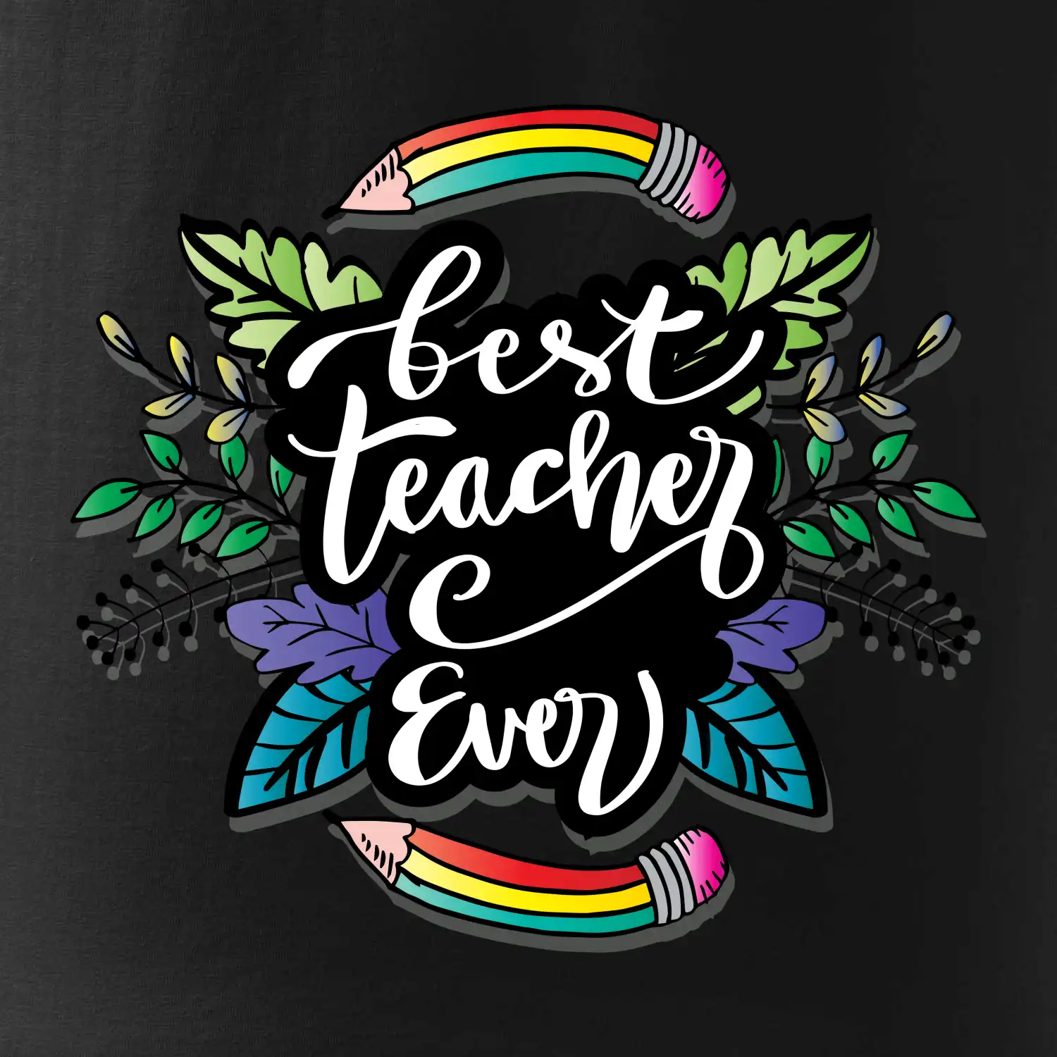 Barevné tužky best teacher ever