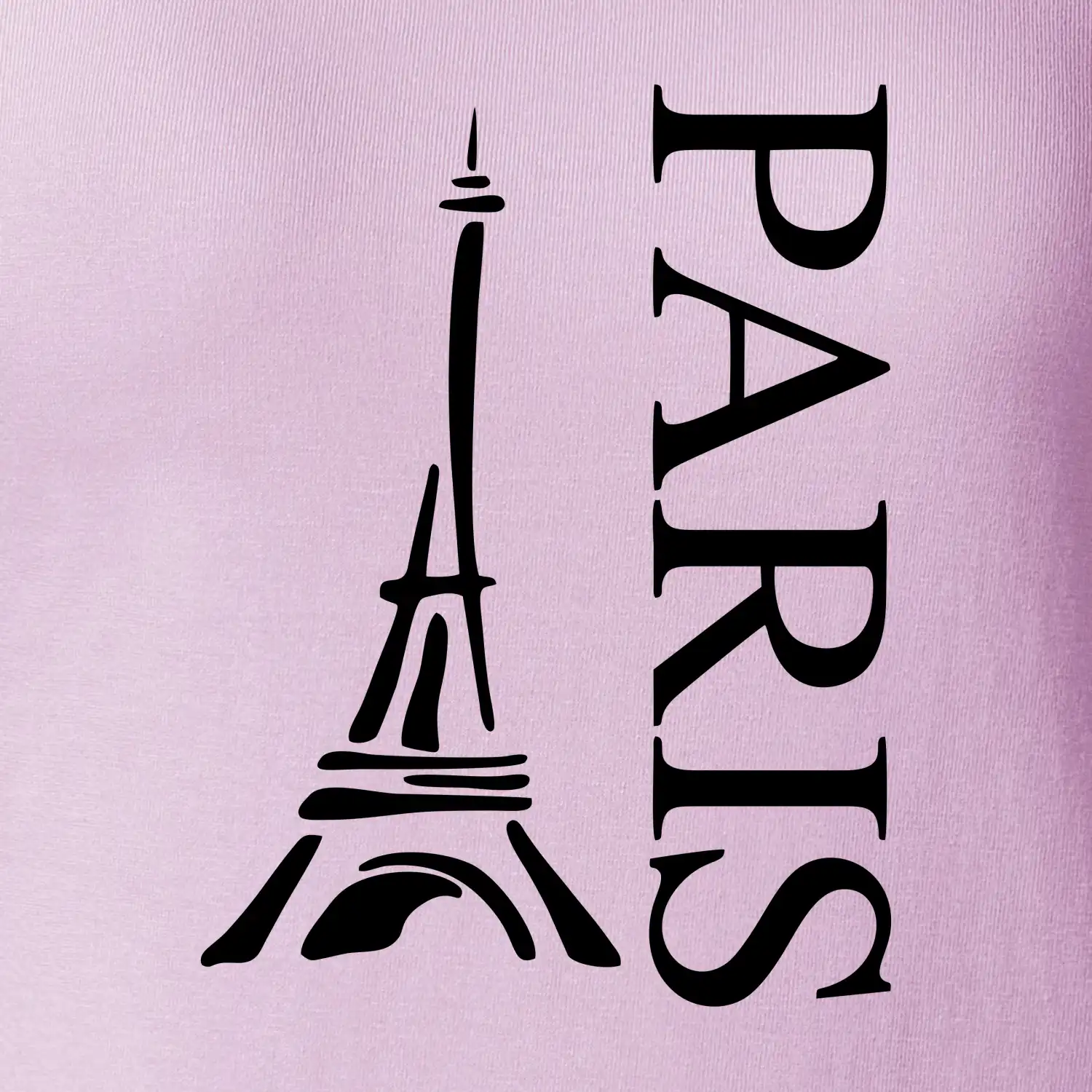 Paris nápis Eiffelovka na výšku