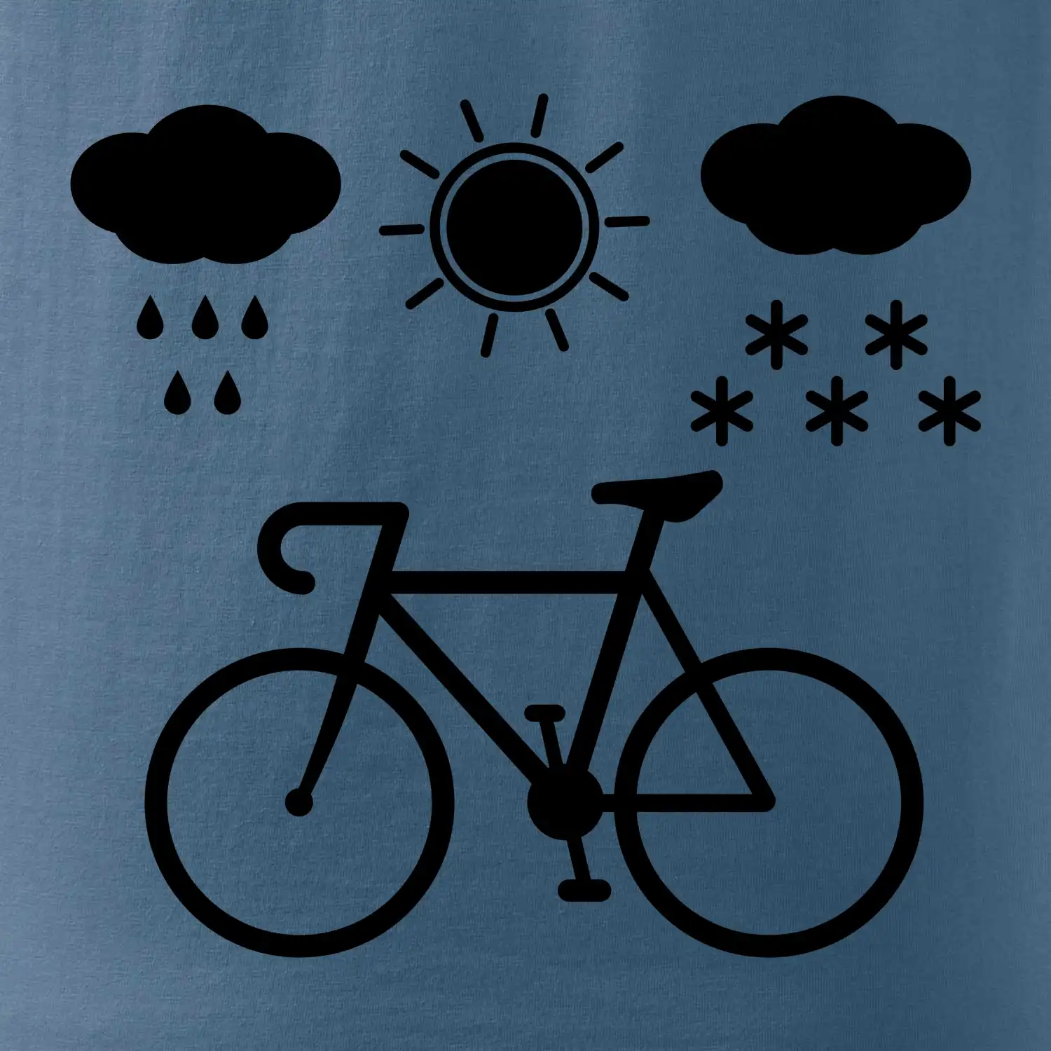 Cyklista za každého počasí